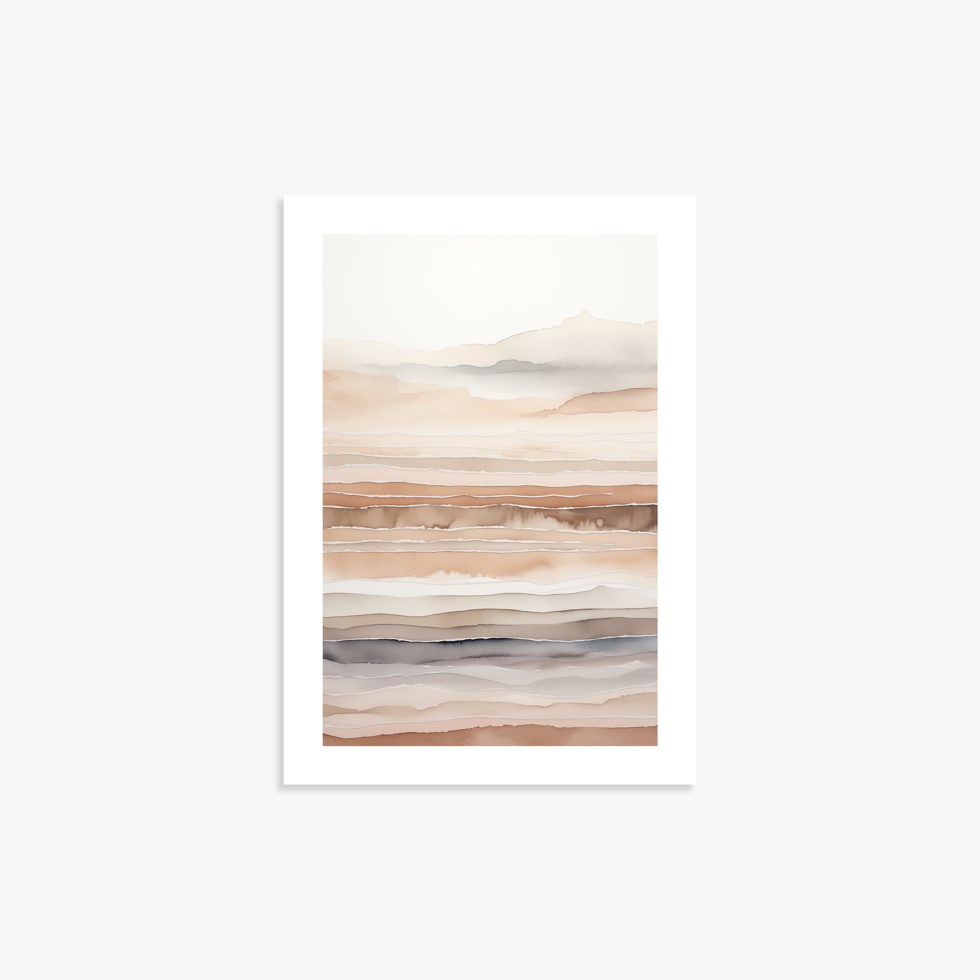 Desert Dawn Serenity, 21x30cm Printed Poster