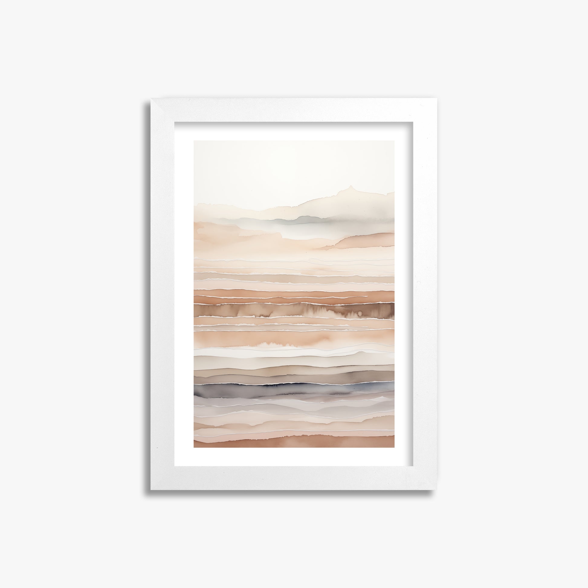 Desert Dawn Serenity, 21x30cm Whitek Framed Art Reproduction