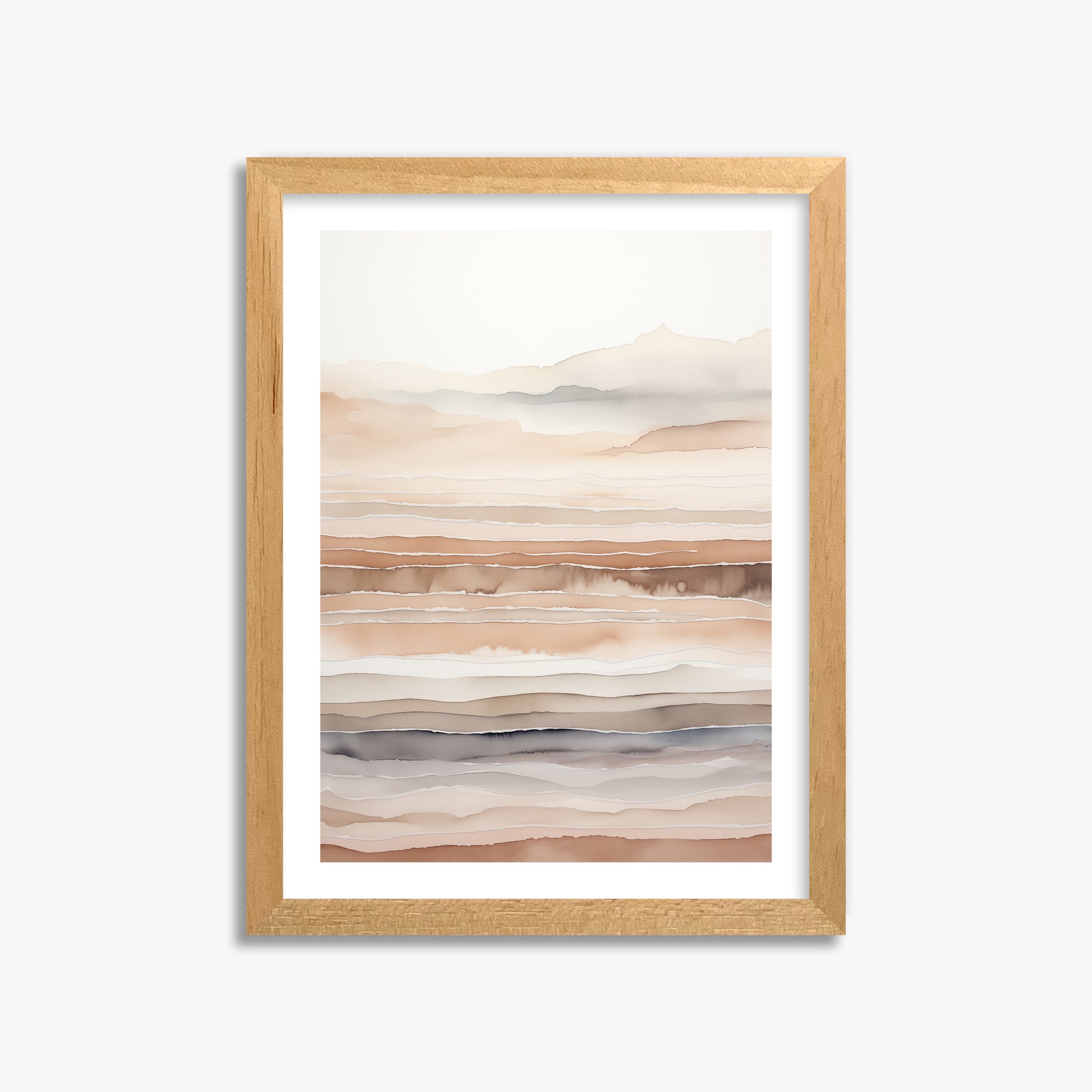 Desert Dawn Serenity, 30x40cm Oak Framed Art Reproduction