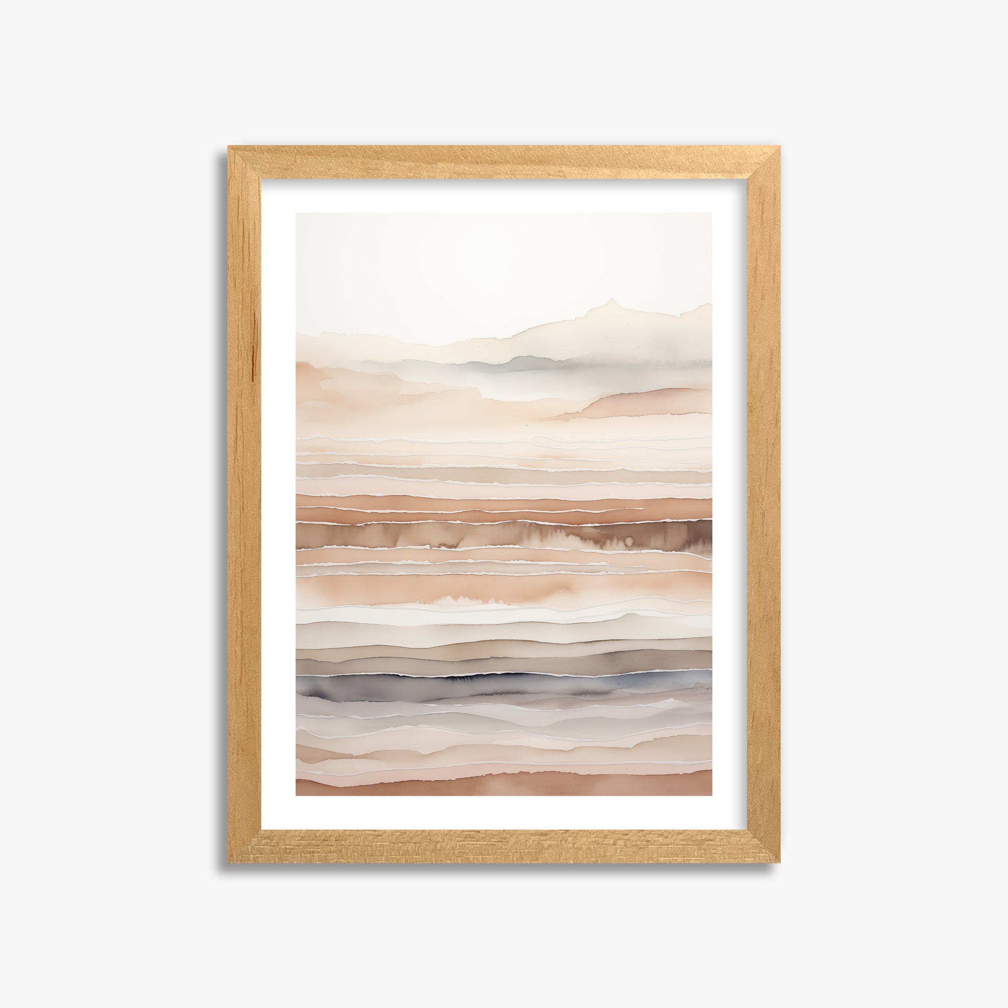 Desert Dawn Serenity, 30x40cm Oak Framed Art Reproduction