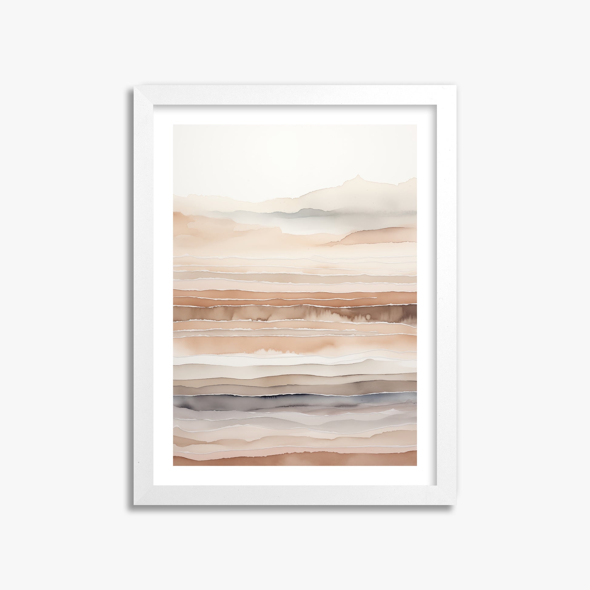 Desert Dawn Serenity, 30x40cm Whitek Framed Art Reproduction