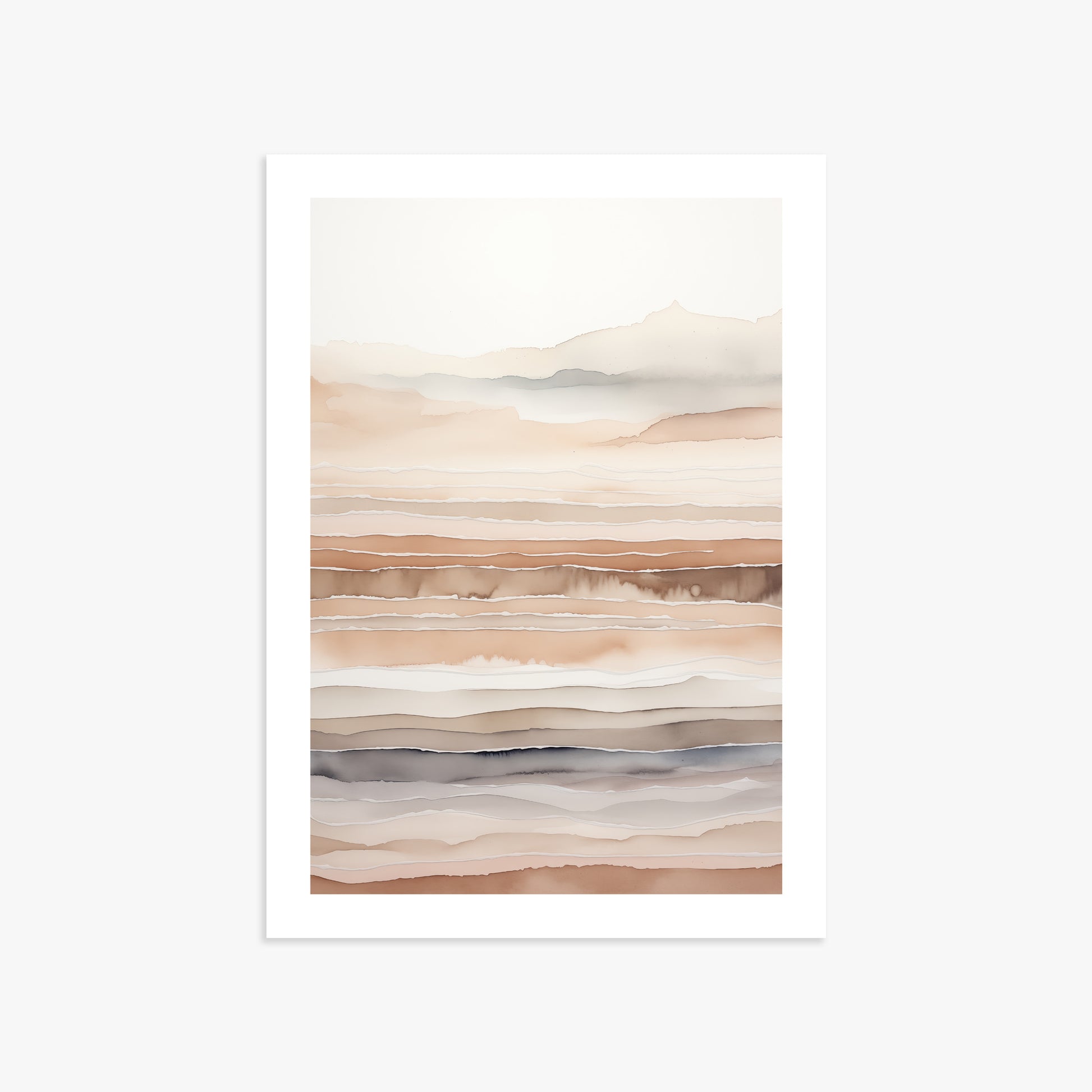 Desert Dawn Serenity, 50x70cm Printed Poster