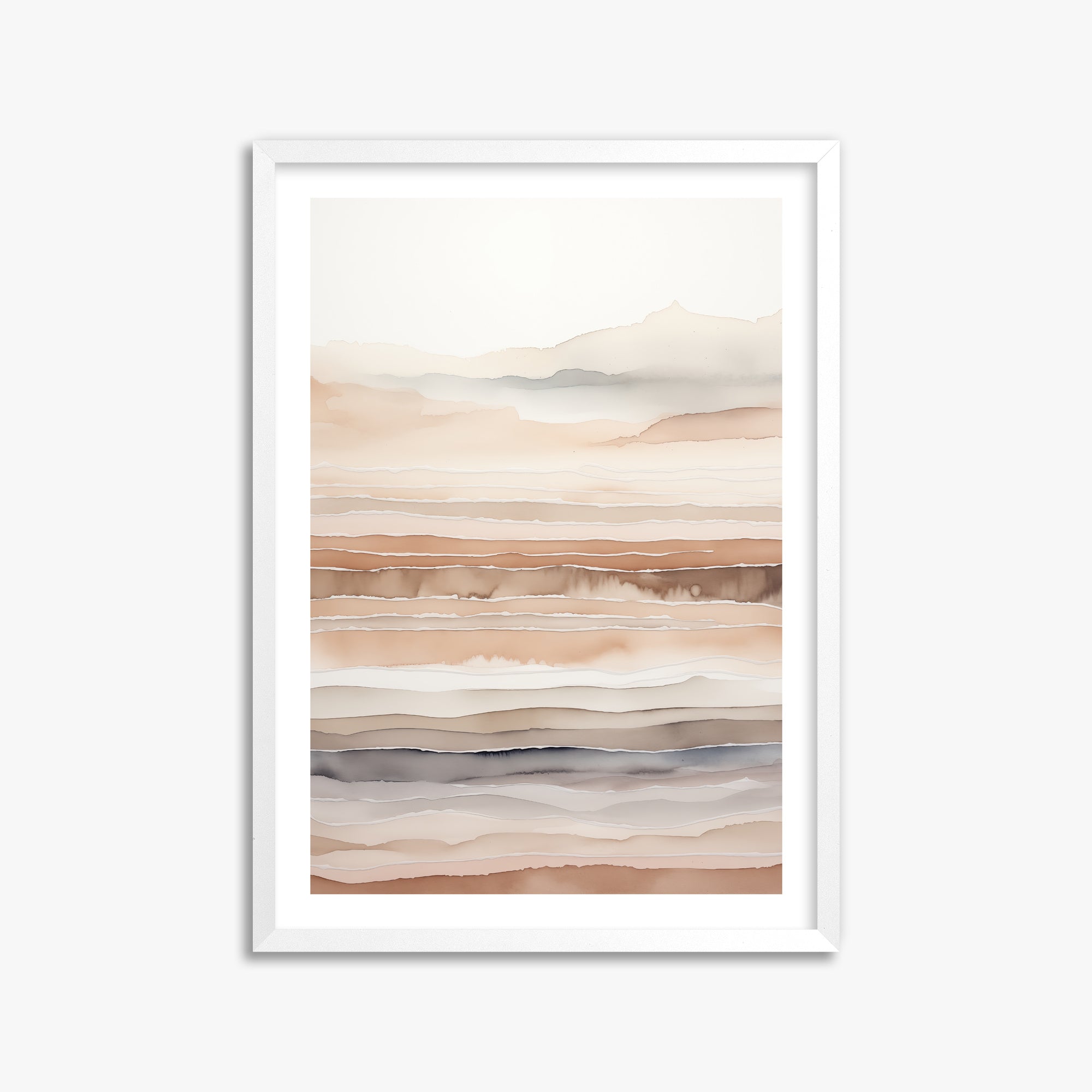 Desert Dawn Serenity, 50x70cm Whitek Framed Art Reproduction
