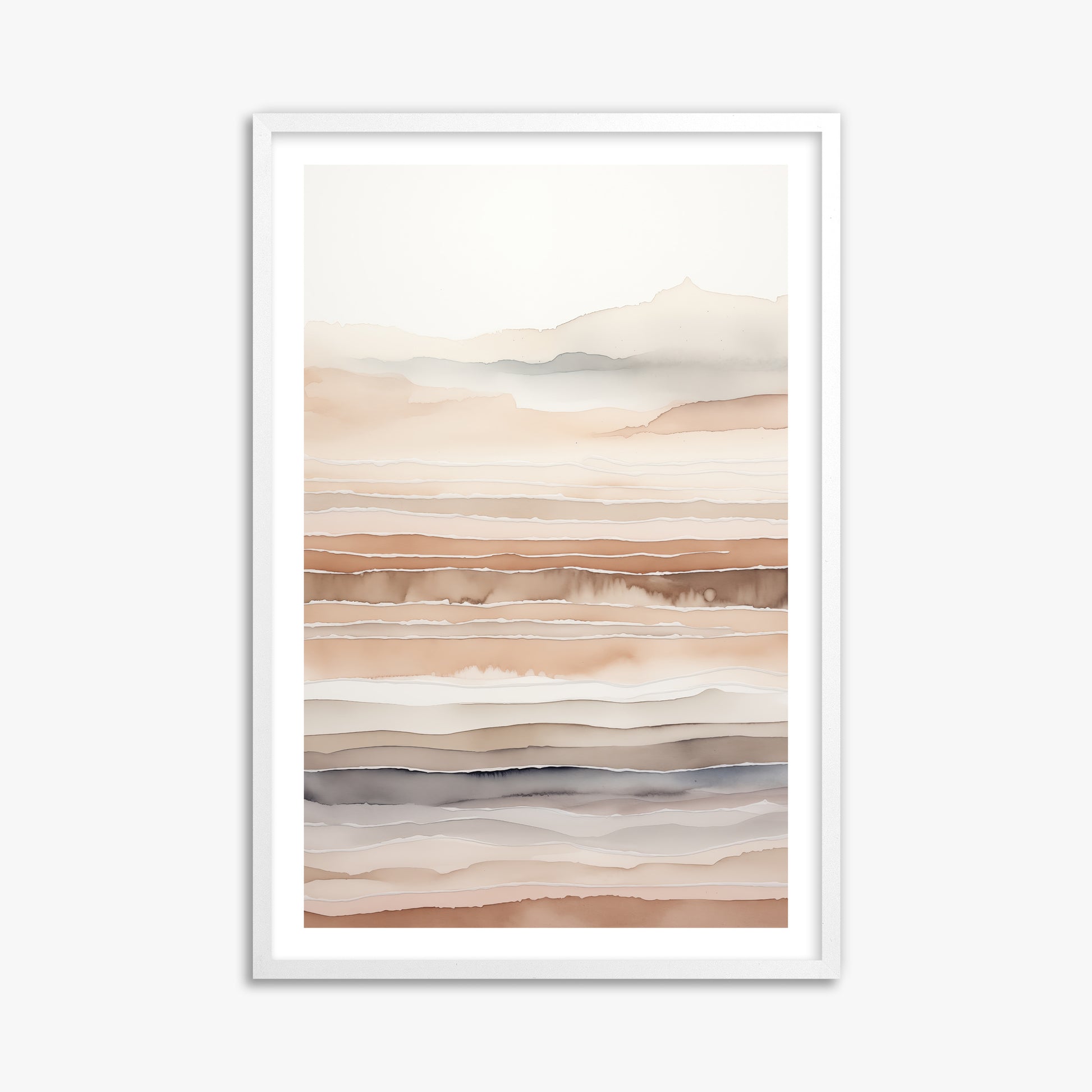 Desert Dawn Serenity, 61x91cm Whitek Framed Art Reproduction