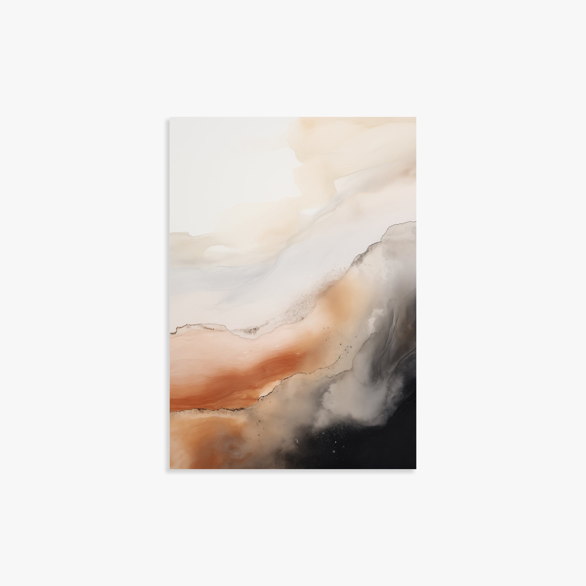 Desert Storm Horizon, 21x30cm Poster Unframed