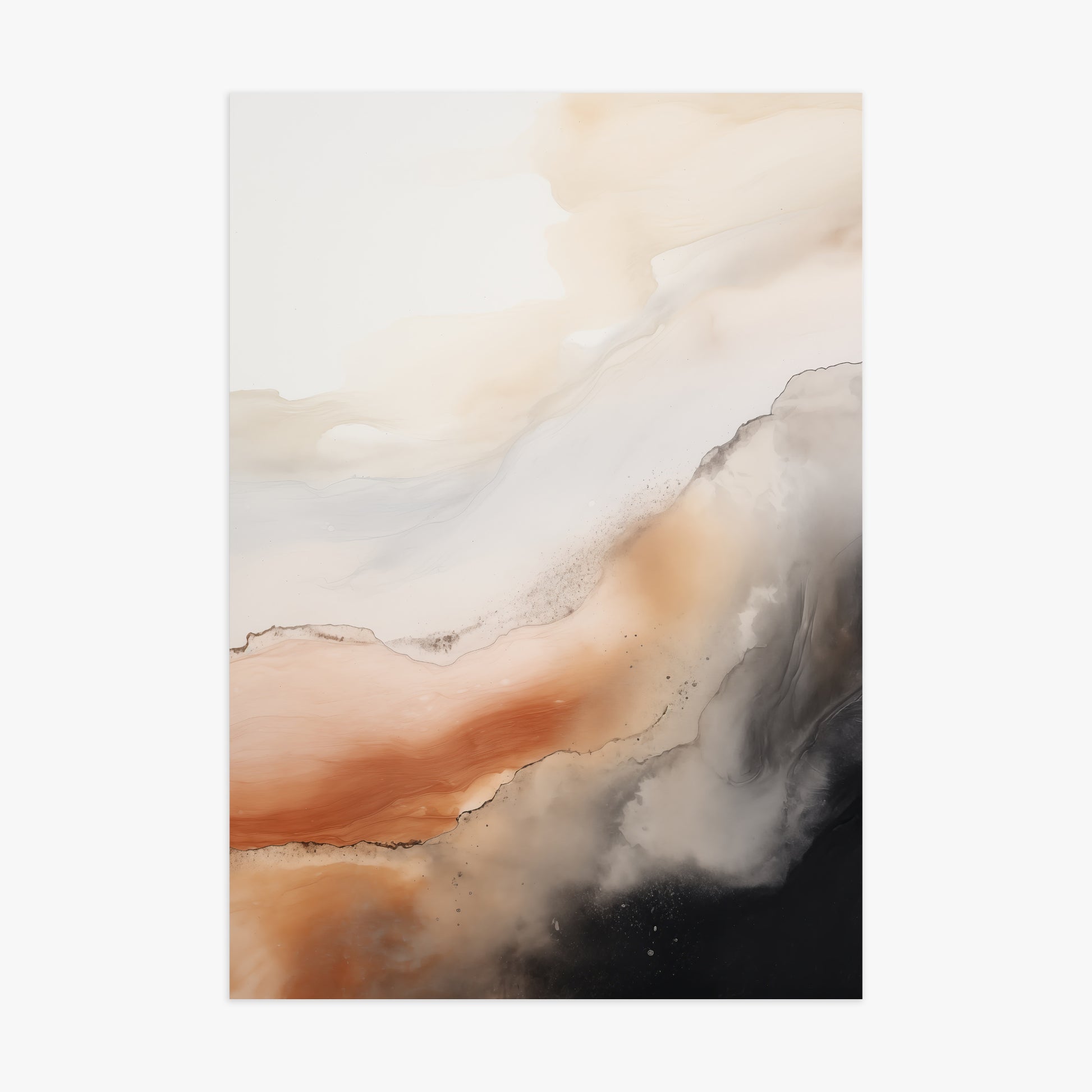 Desert Storm Horizon, 70x100cm Poster Unframed