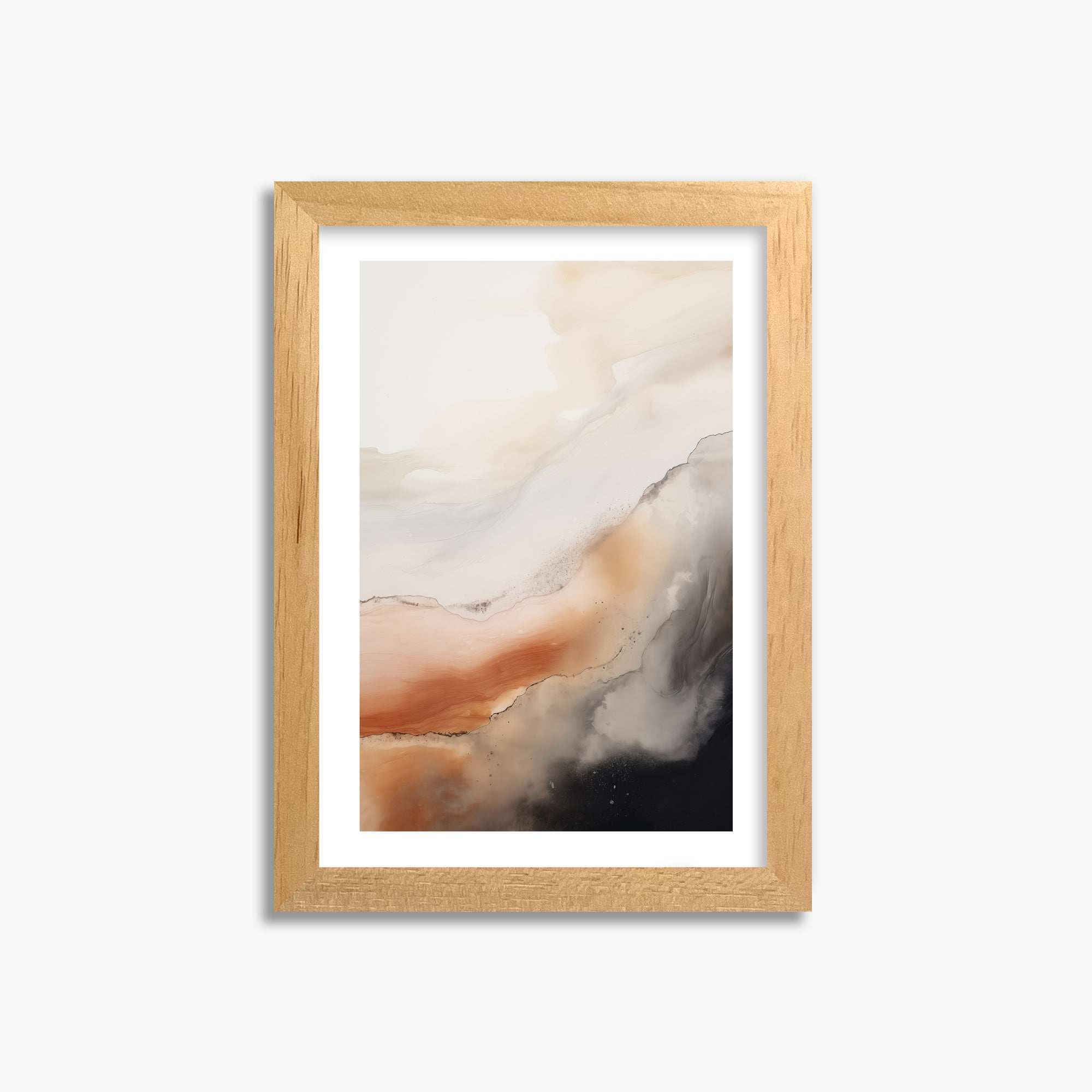 Desert Storm Horizon, 21x30cm Oak Framed Art Reproduction