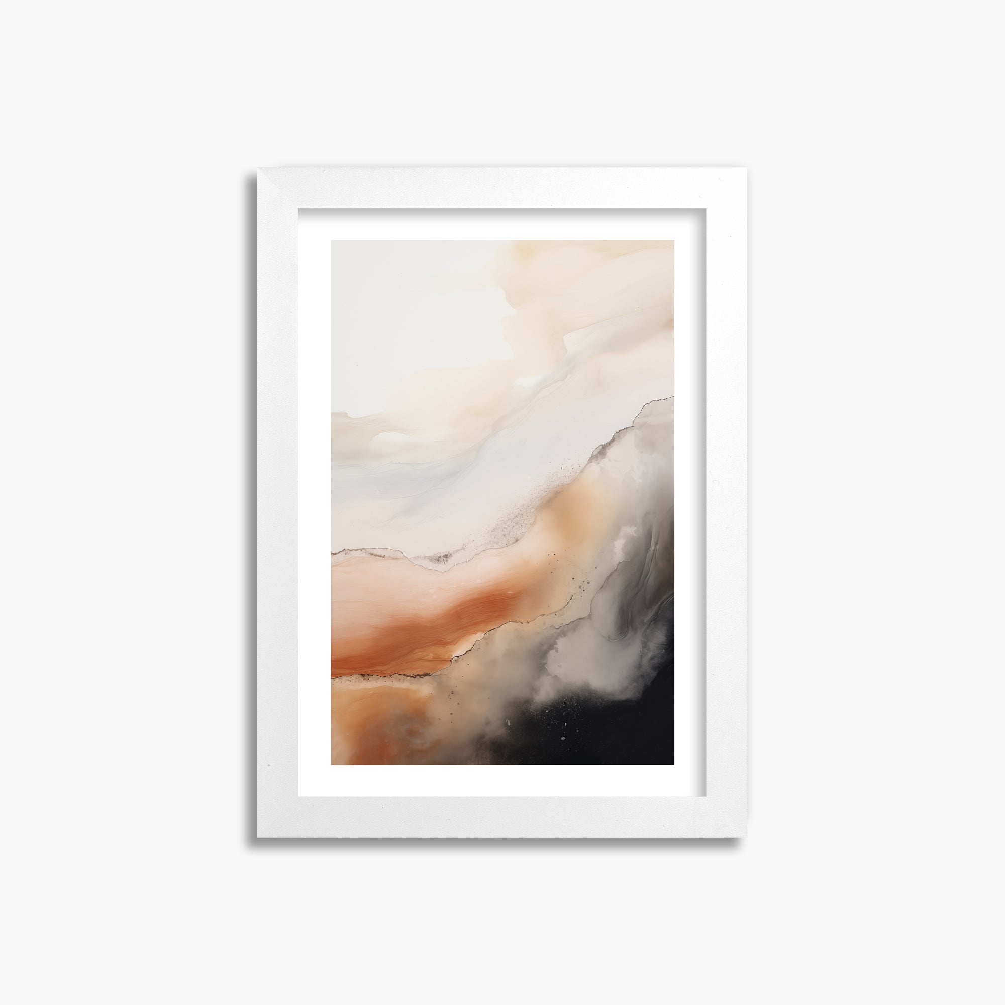Desert Storm Horizon, 21x30cm Whitek Framed Art Reproduction
