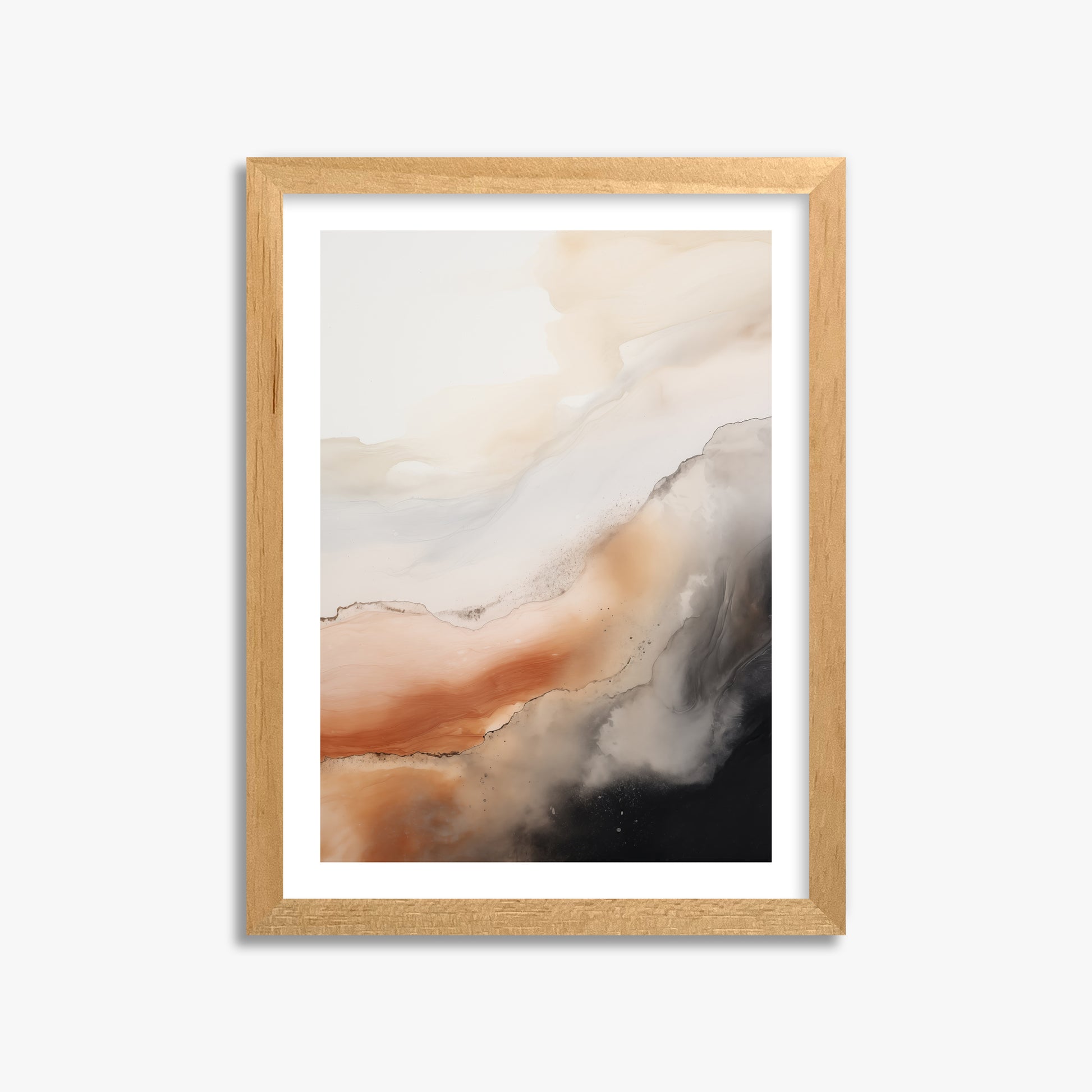 Desert Storm Horizon, 30x40cm Oak Framed Art Reproduction