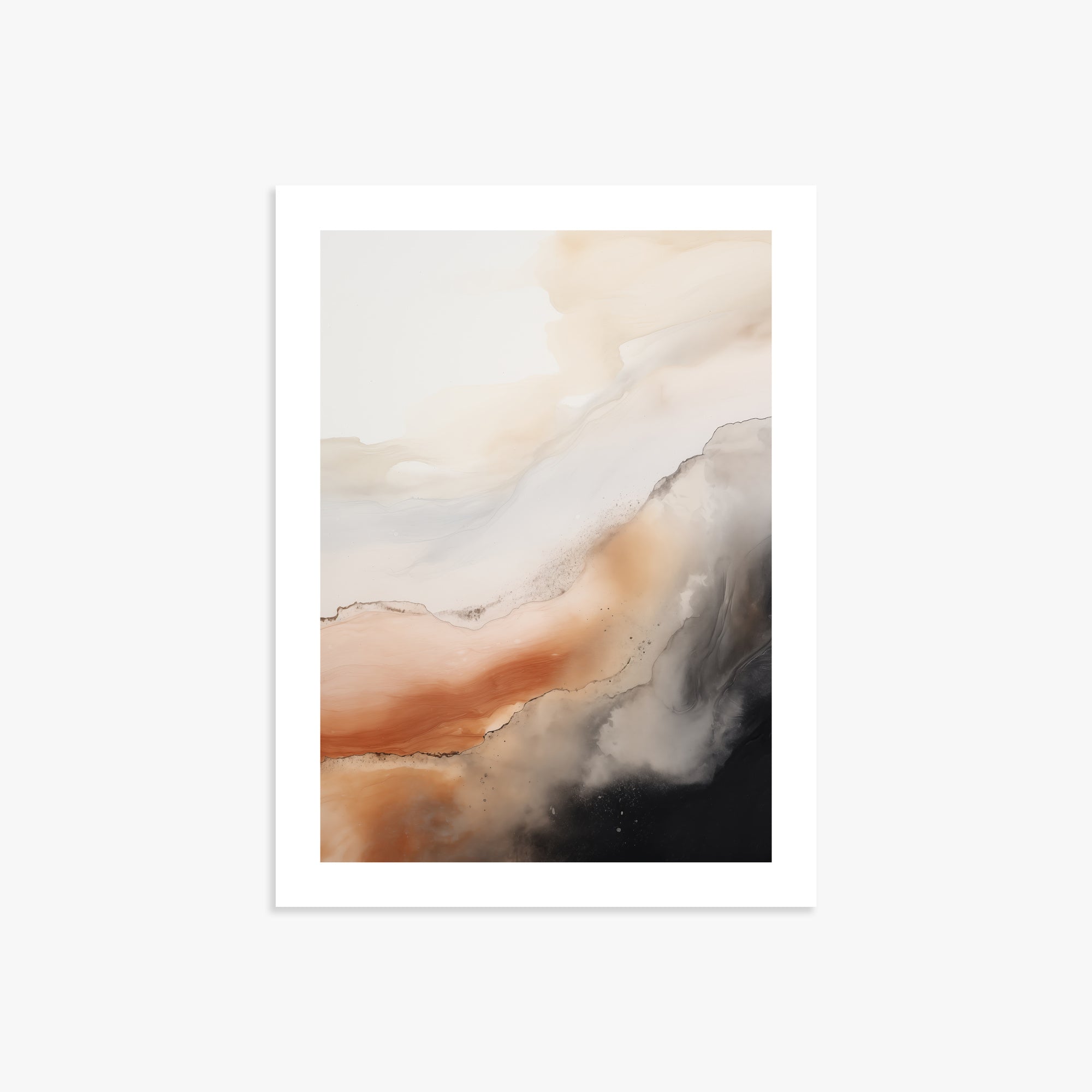 Desert Storm Horizon, 30x40cm Printed Poster