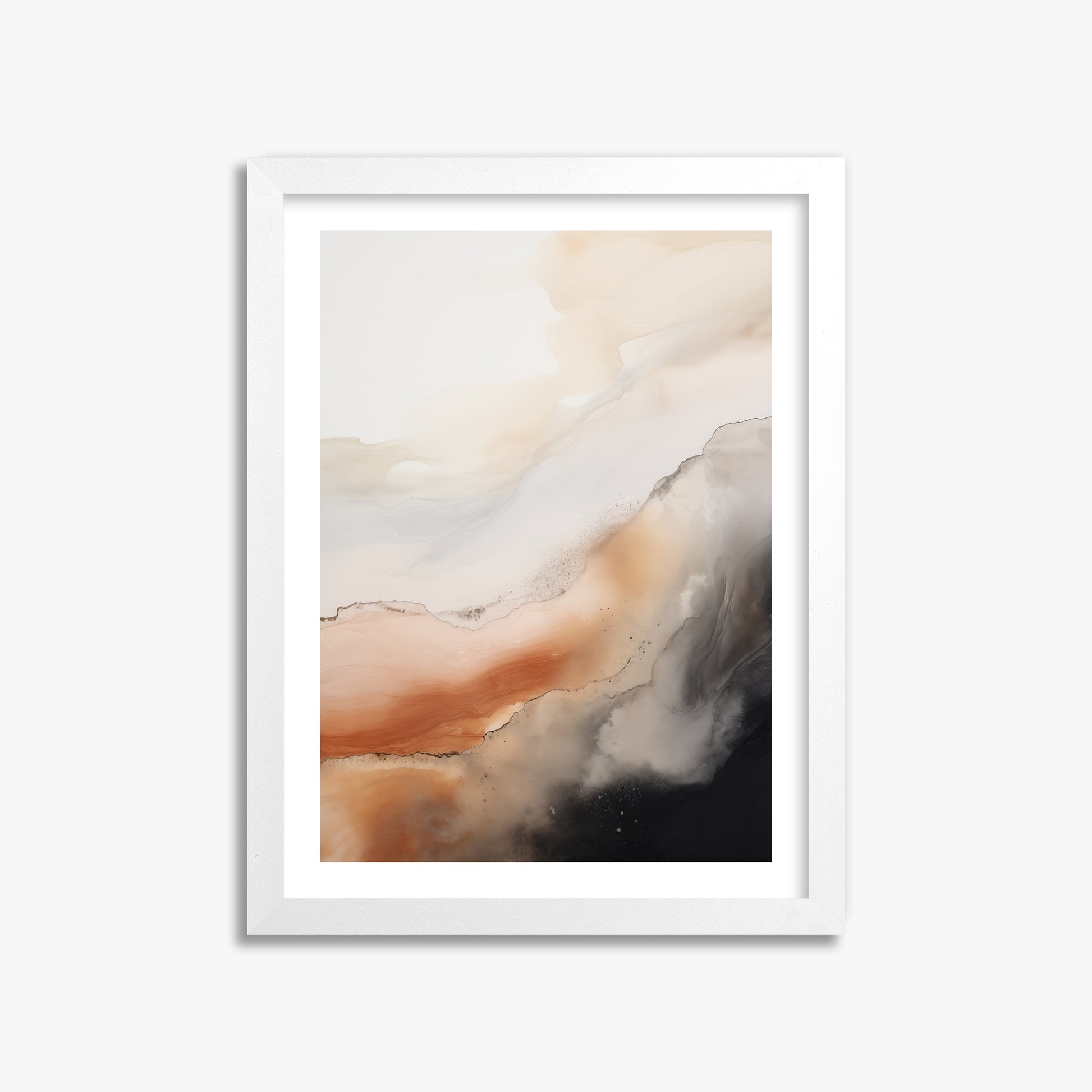 Desert Storm Horizon, 30x40cm Whitek Framed Art Reproduction