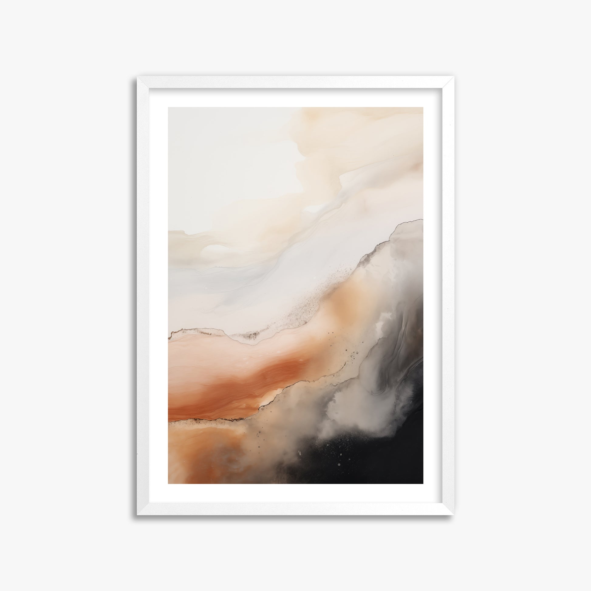 Desert Storm Horizon, 50x70cm Whitek Framed Art Reproduction
