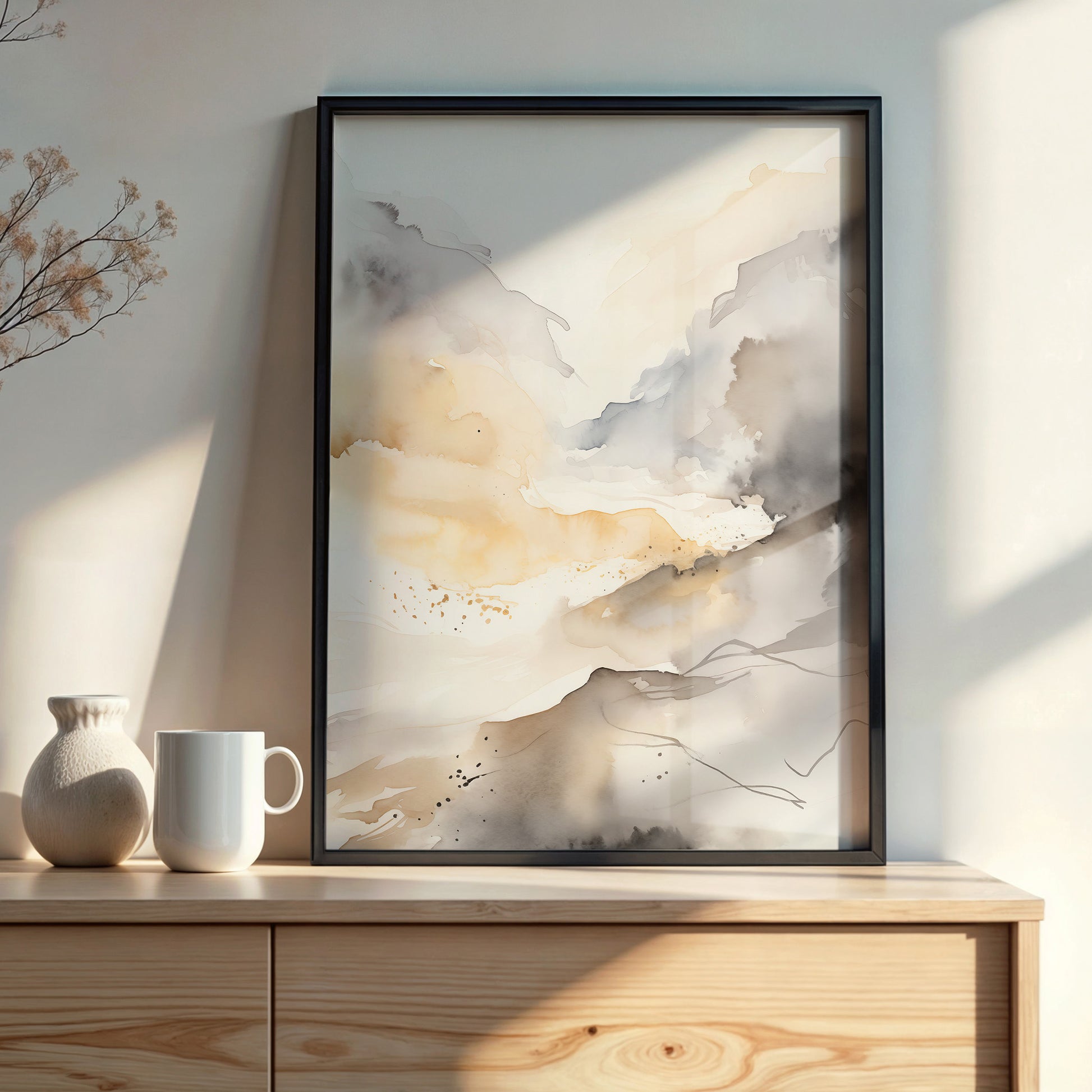 Design Concept No. 22 for Valley Glow Modern Poster Art