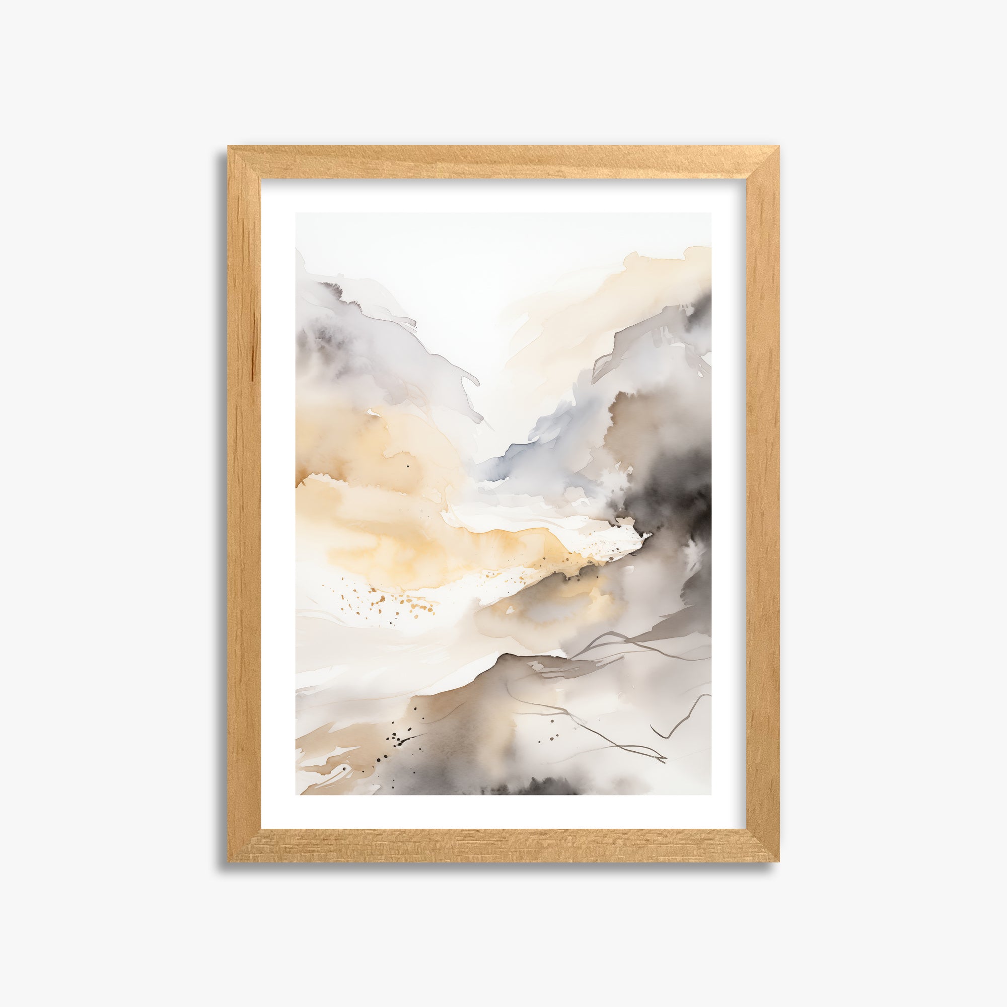 Valley Glow, 30x40cm Oak Framed Art Reproduction