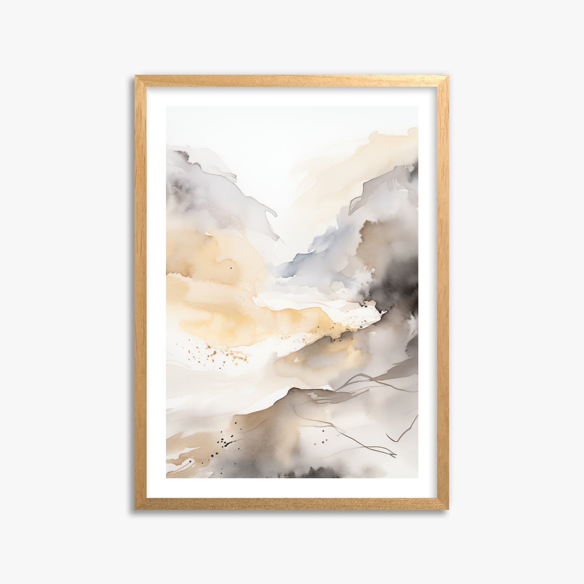 Valley Glow, 50x70cm Oak Framed Art Reproduction