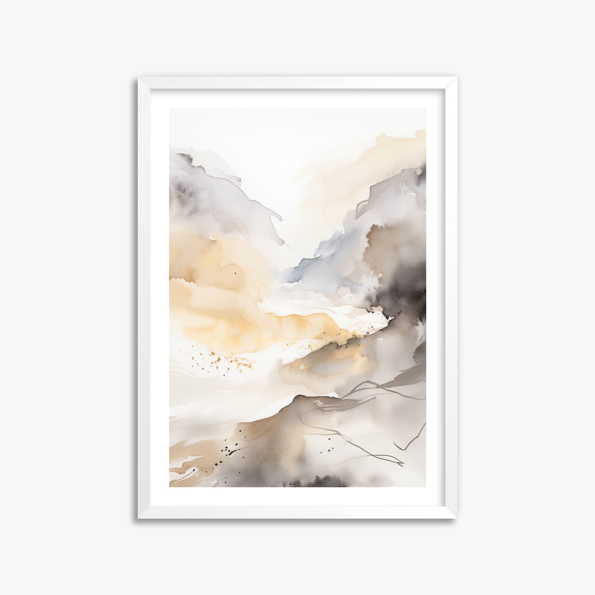 Valley Glow, 50x70cm Whitek Framed Art Reproduction