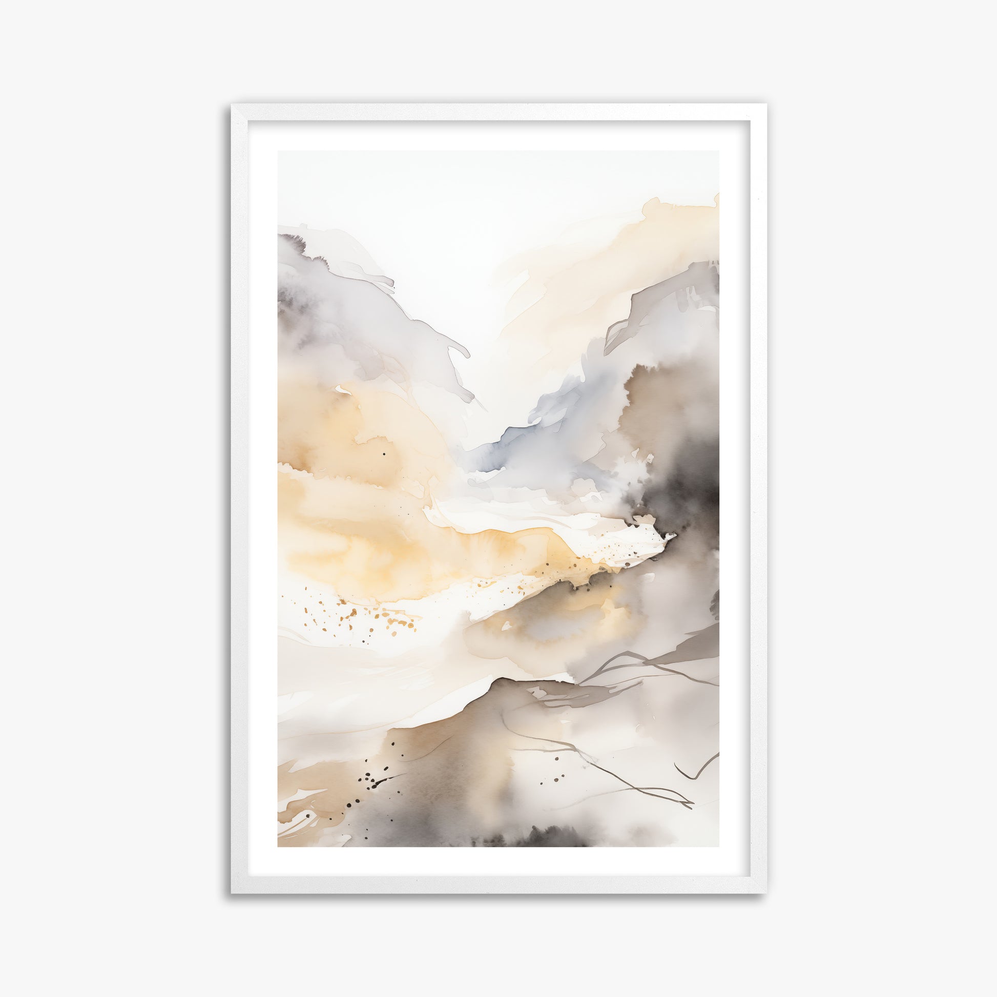 Valley Glow, 61x91cm Whitek Framed Art Reproduction