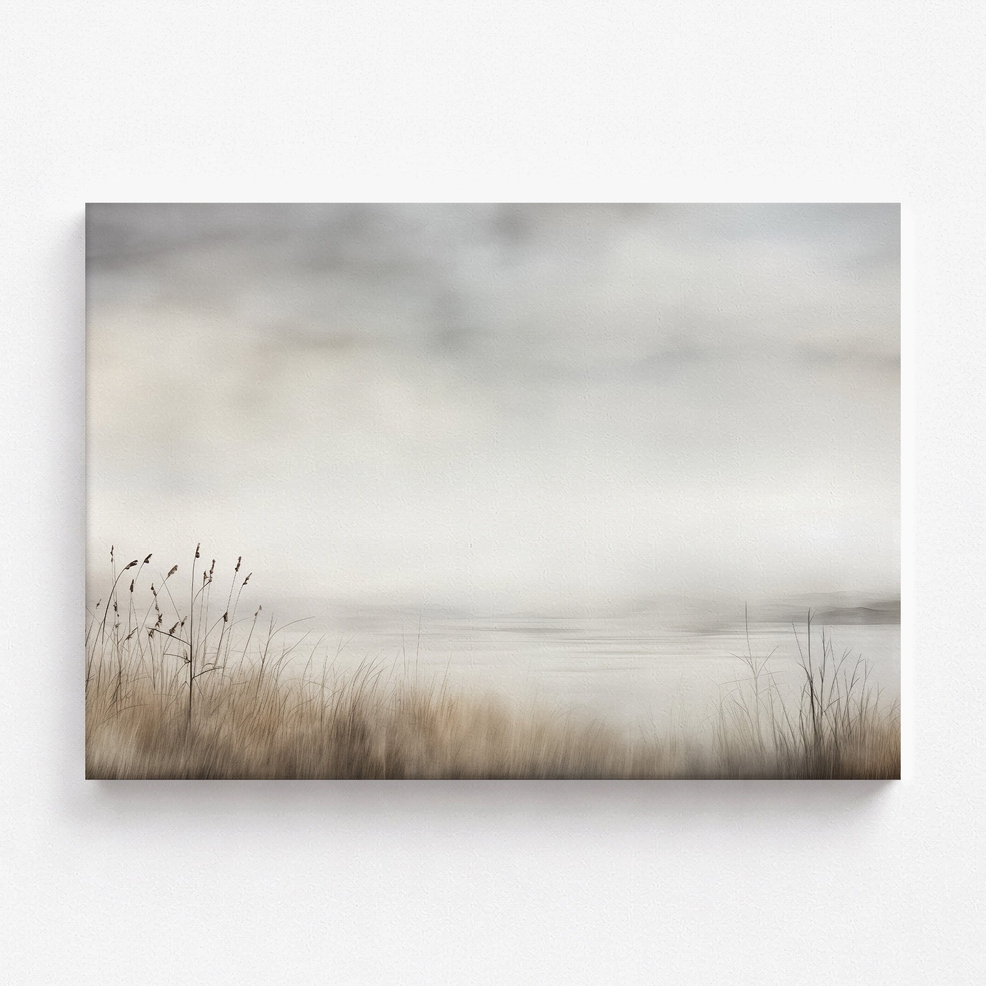 Misty Shoreline Serenity
