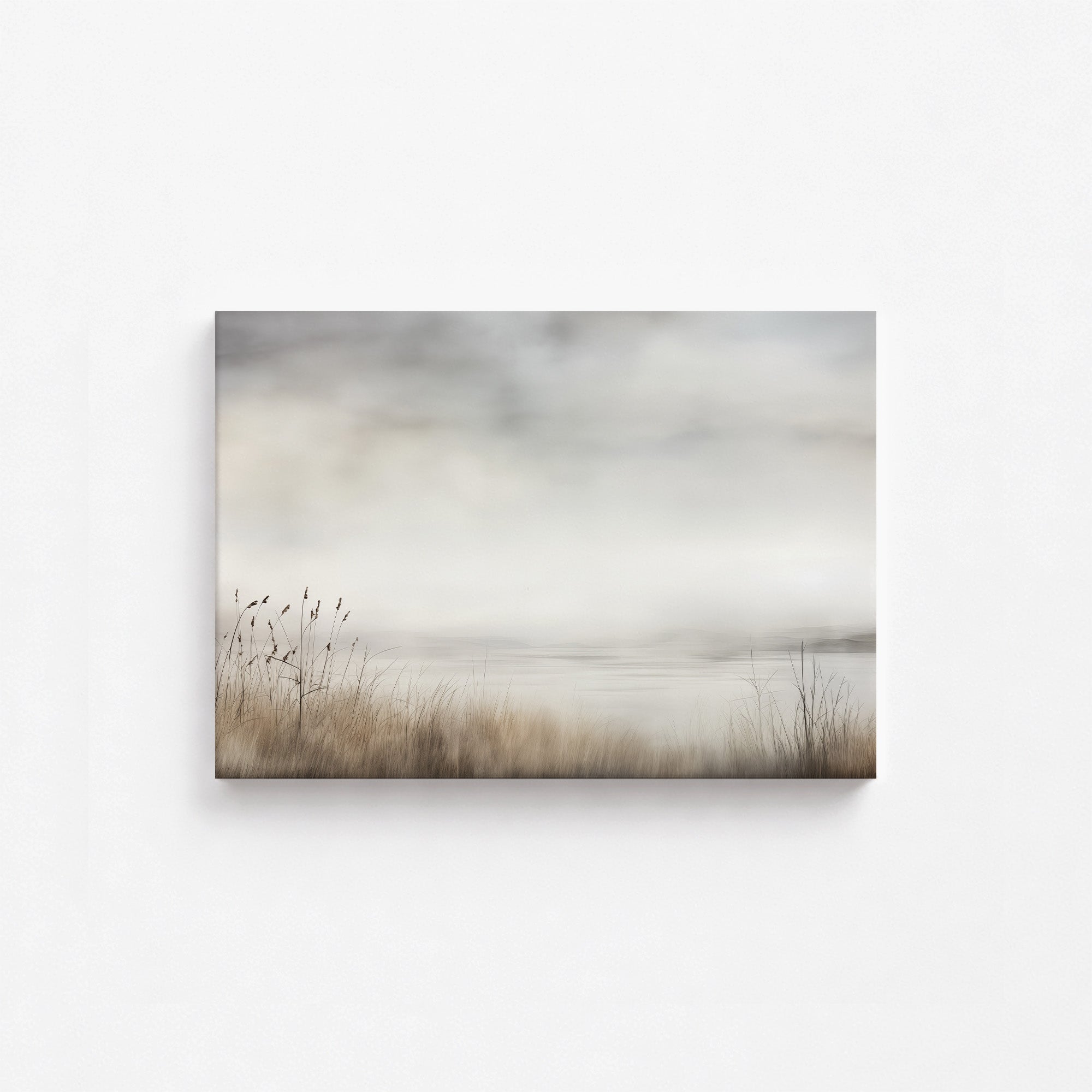 Misty Shoreline Serenity