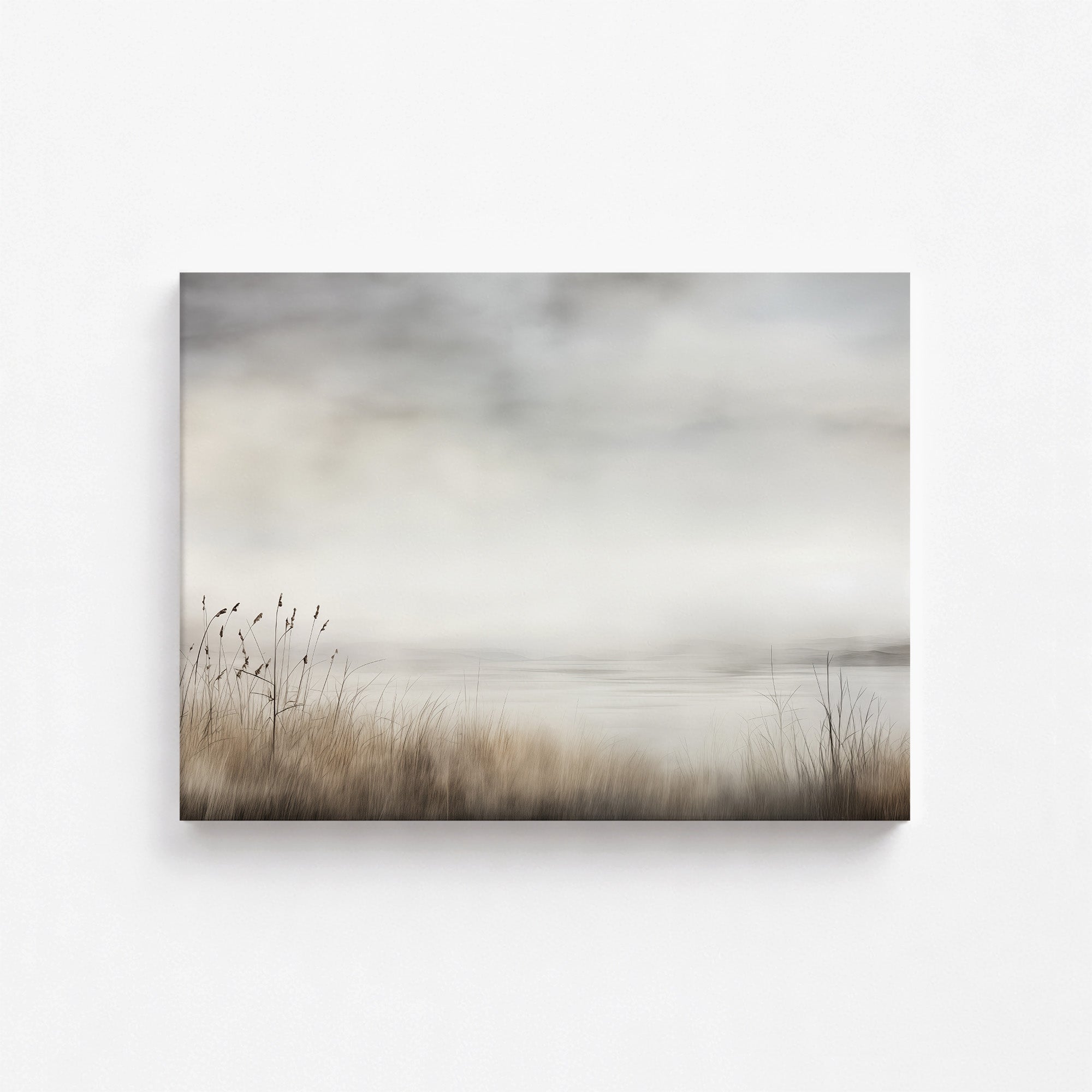 Misty Shoreline Serenity