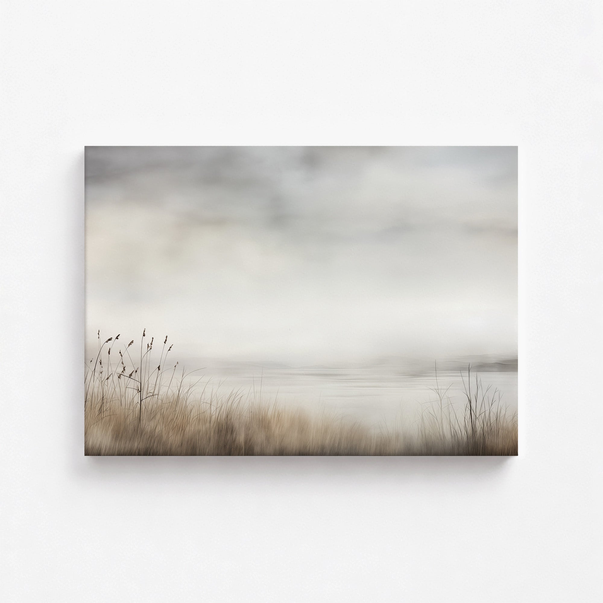 Misty Shoreline Serenity