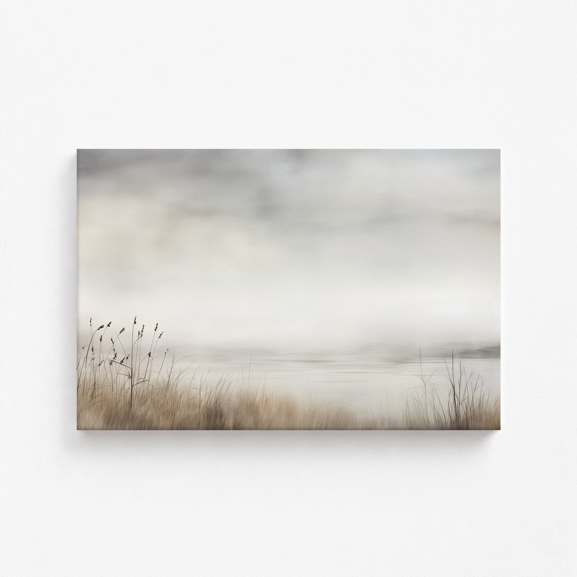 Misty Shoreline Serenity