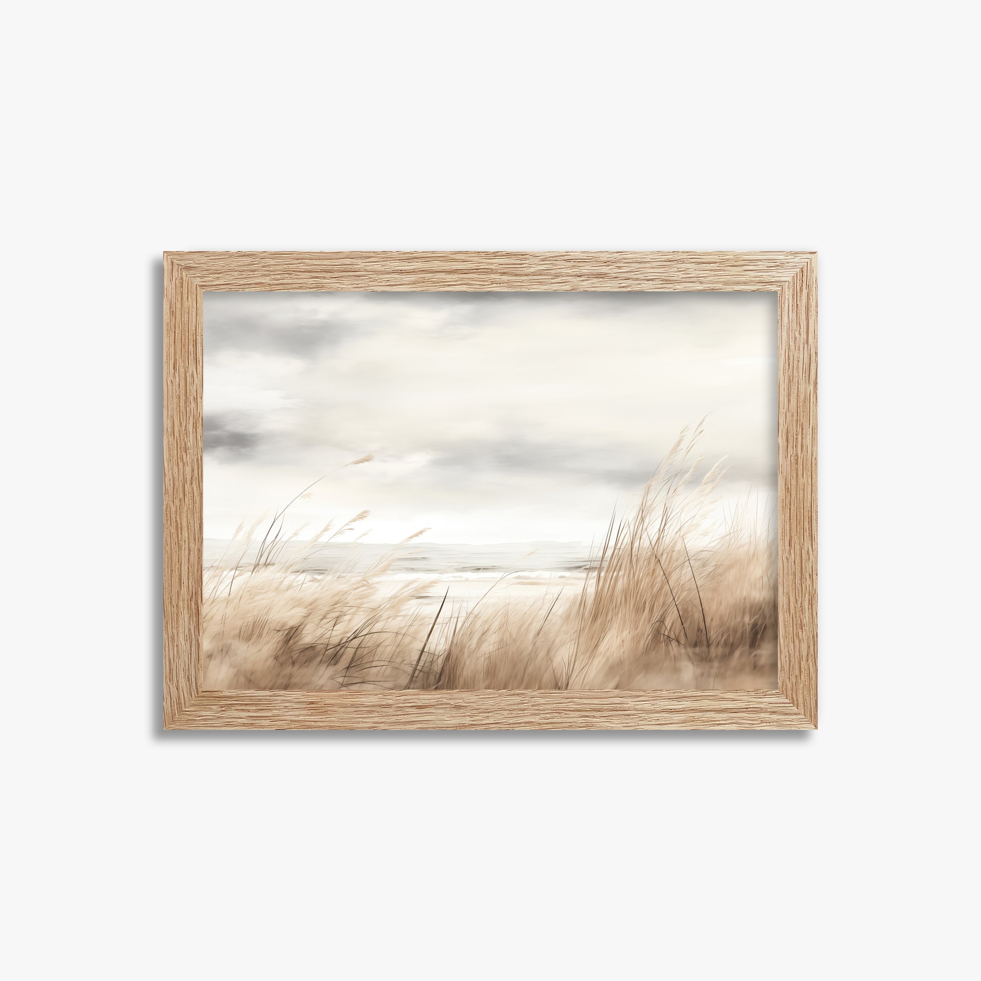 Whispers of the Dunes, 21x30cm Framed Poster With Raw Oak Frame