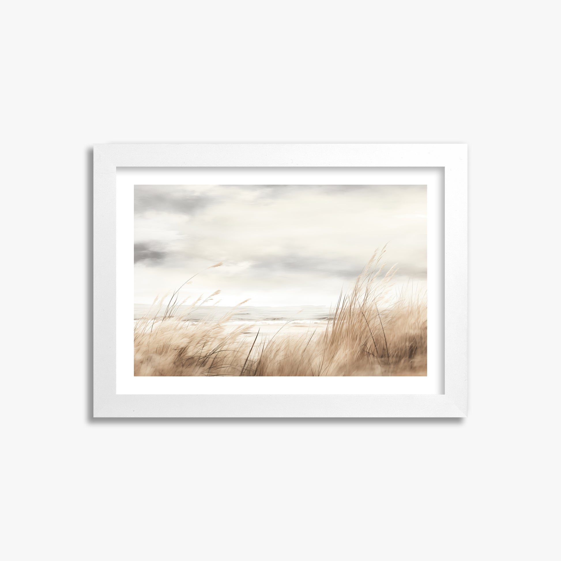 Whispers of the Dunes, 21x30cm Framed Poster With White Frame