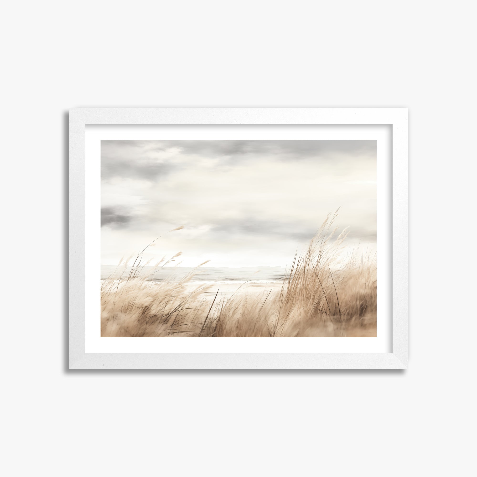 Whispers of the Dunes, 30x40cm Framed Poster With White Frame