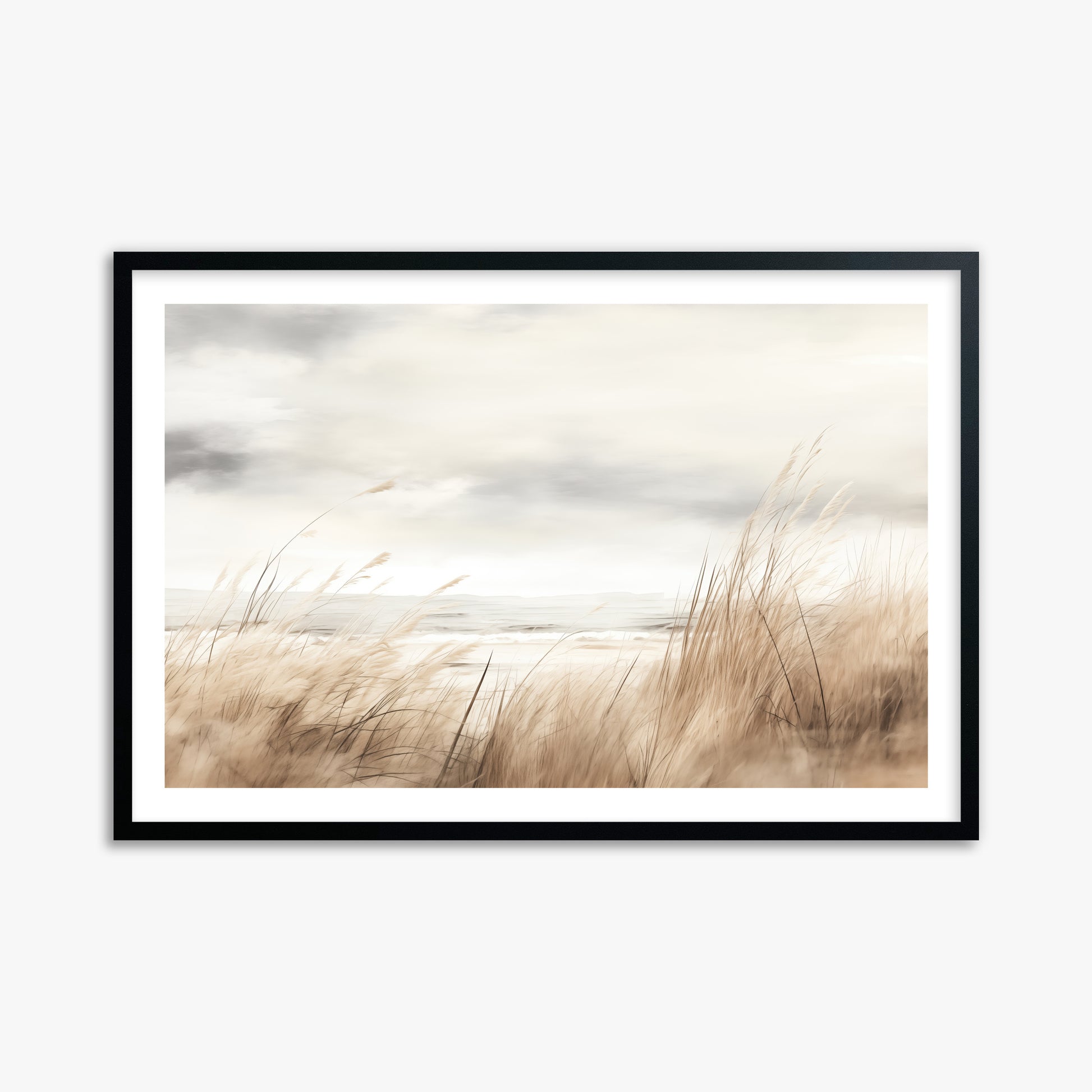 Whispers of the Dunes, 61x91cm Framed Poster With Black Frame