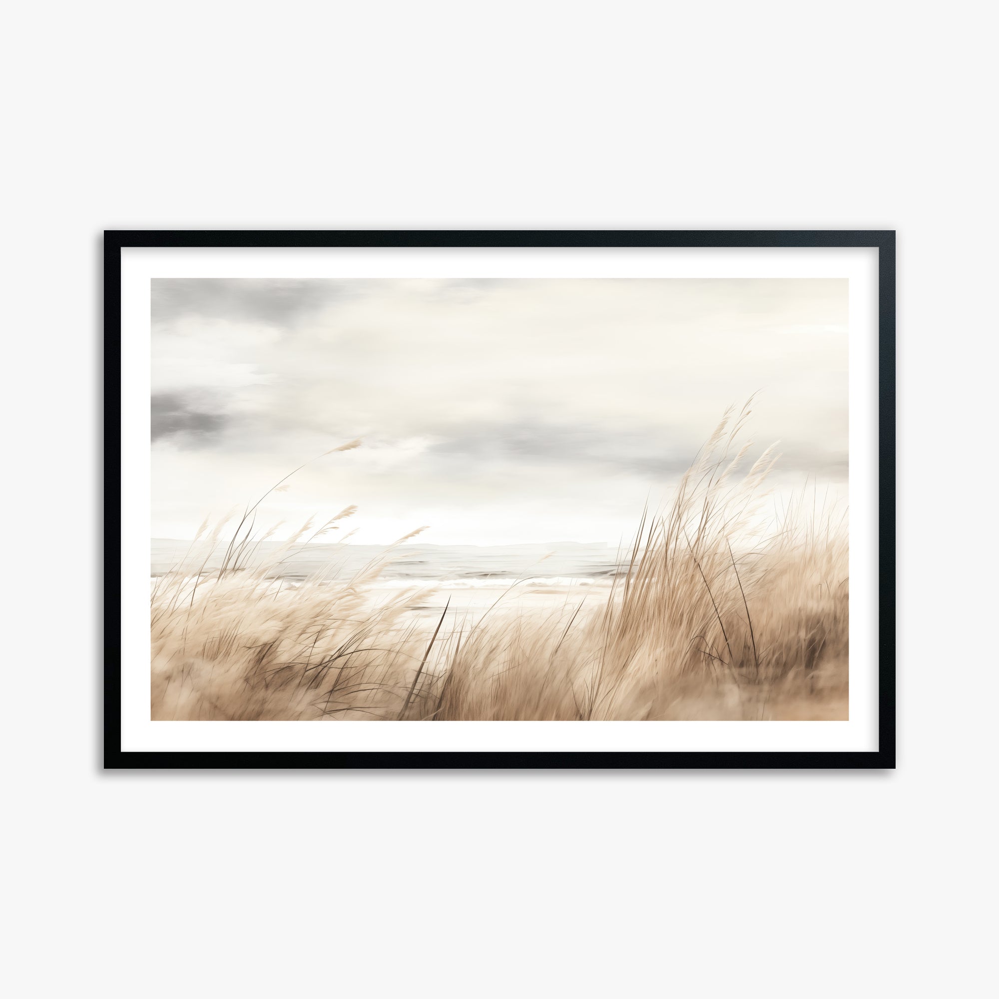 Whispers of the Dunes, 61x91cm Framed Poster With Black Frame