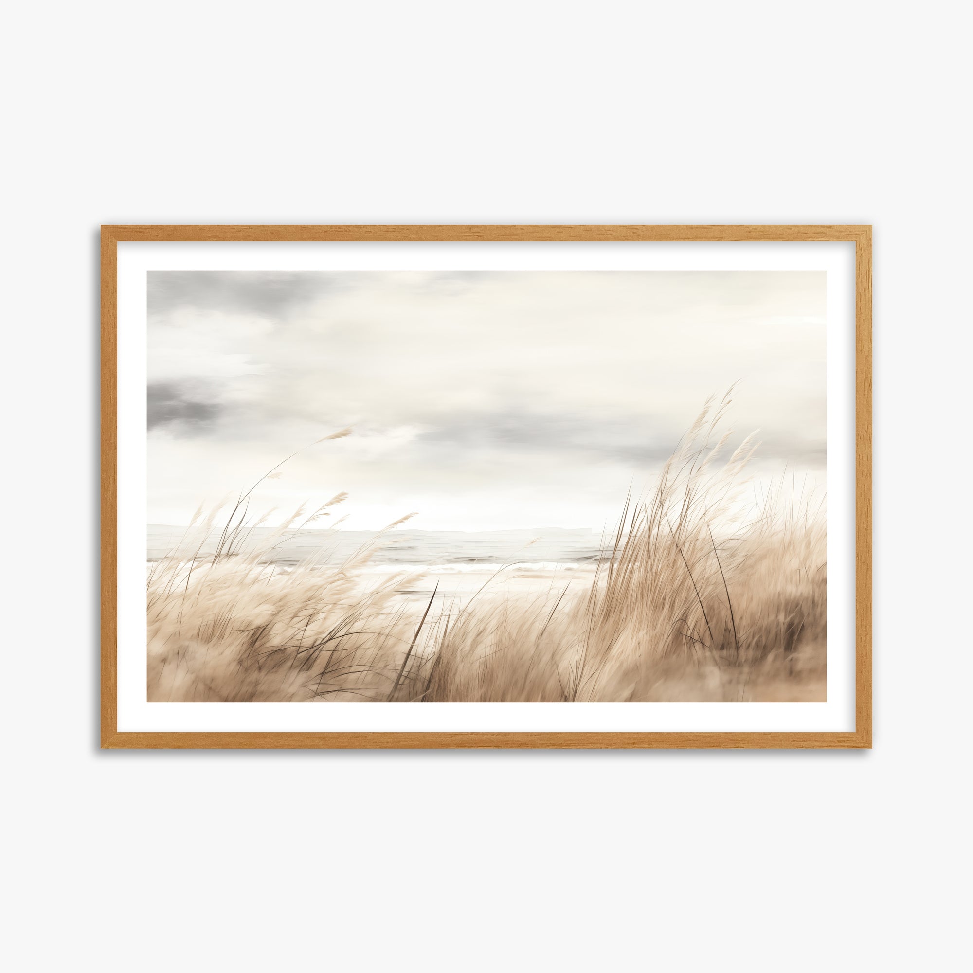 Whispers of the Dunes, 61x91cm Framed Poster With Oak Frame