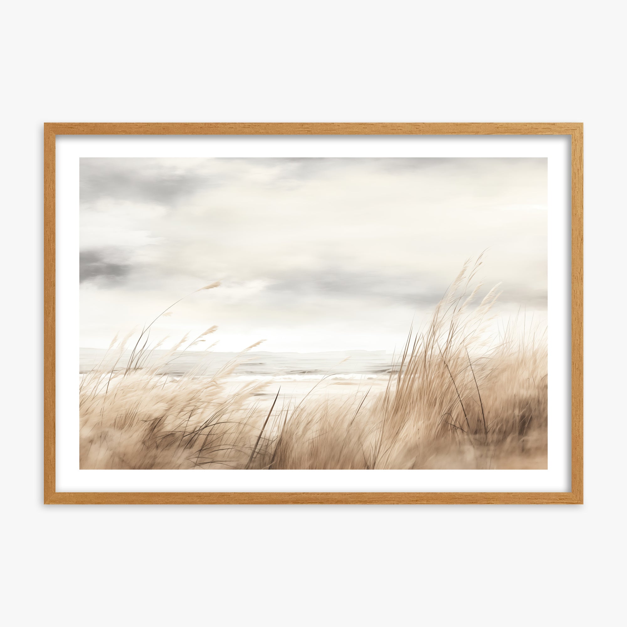 Whispers of the Dunes, 70x100cm Framed Poster With Oak Frame