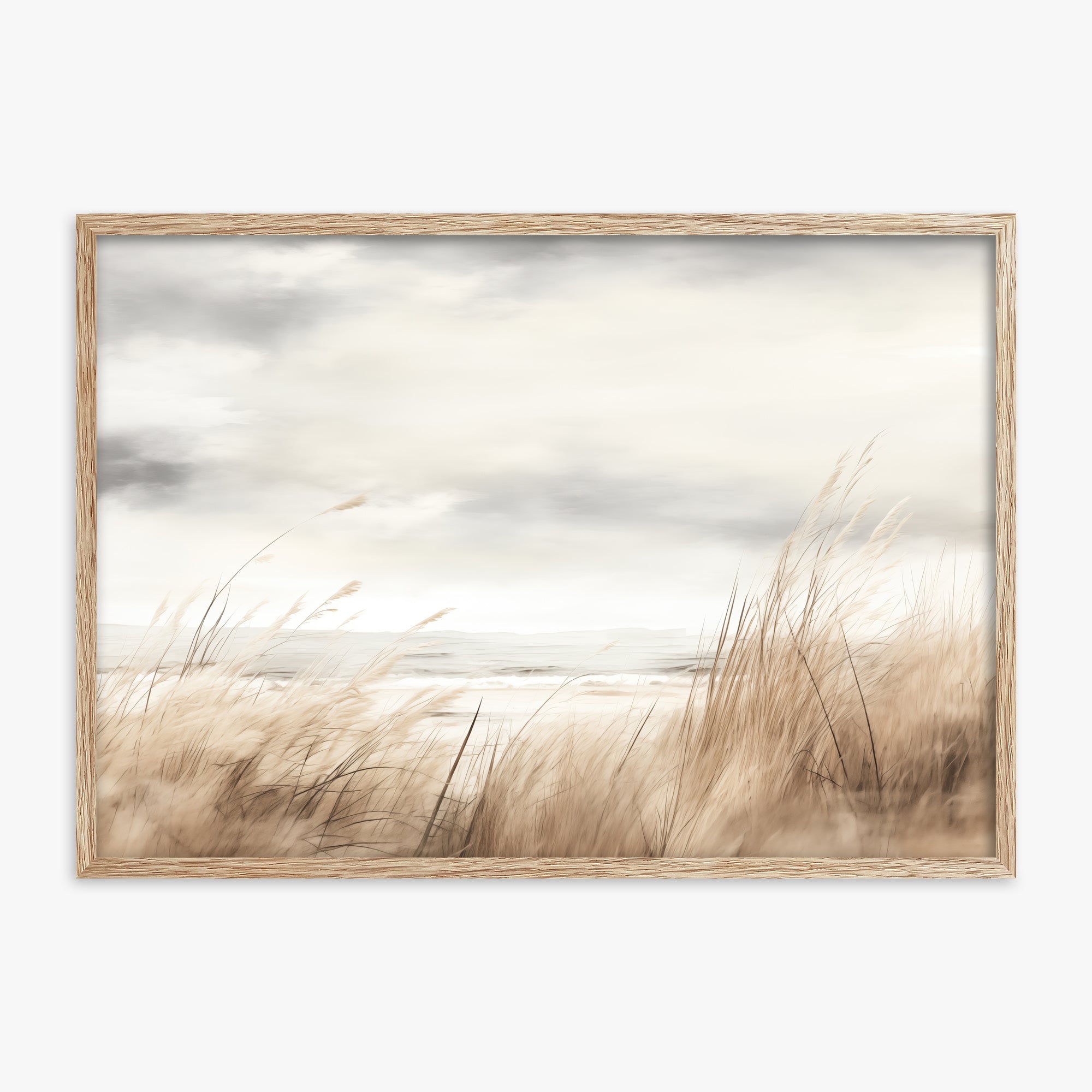 Whispers of the Dunes, 70x100cm Framed Poster With Raw Oak Frame