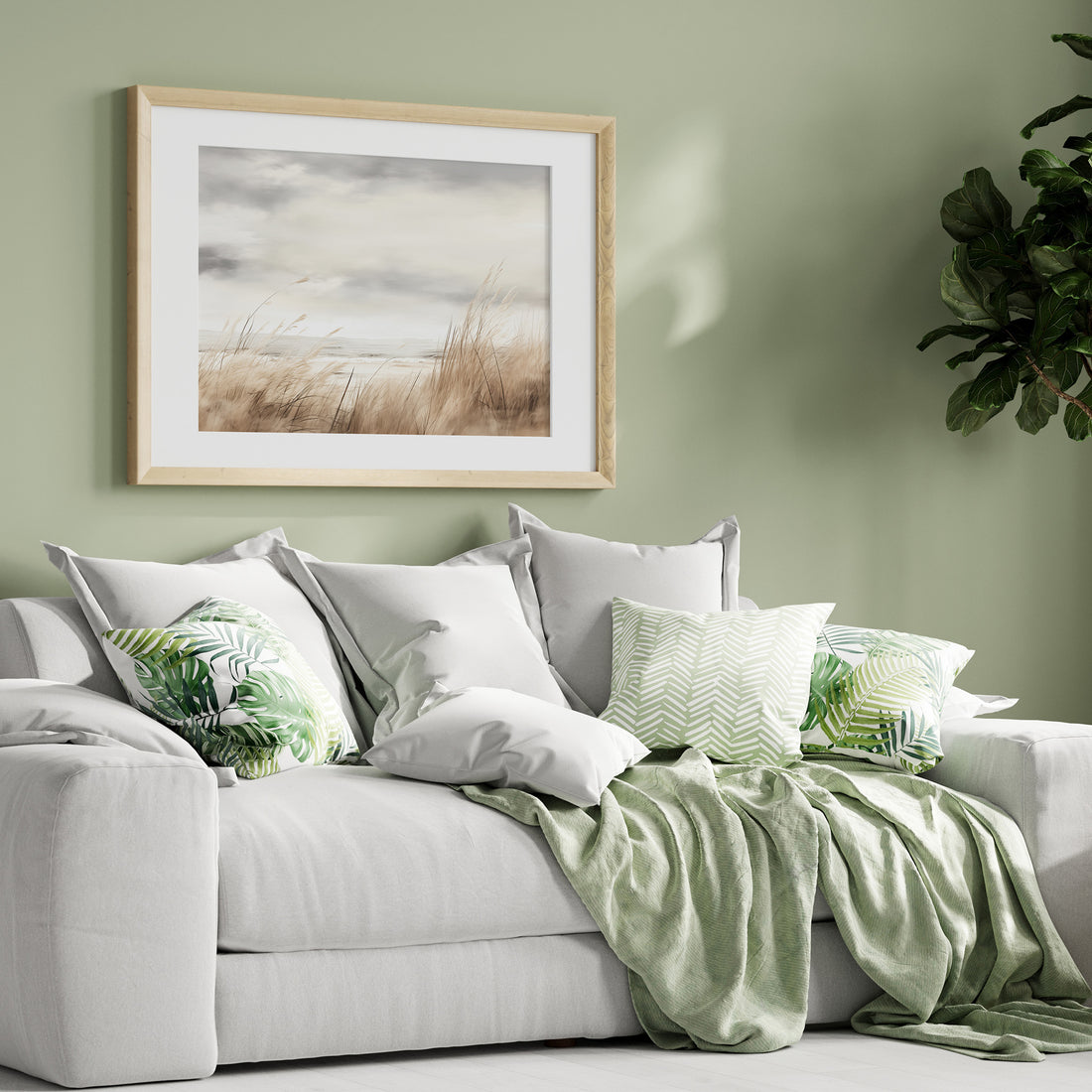 Whispers of the Dunes, 50x70cm Framed Poster With Black Frame