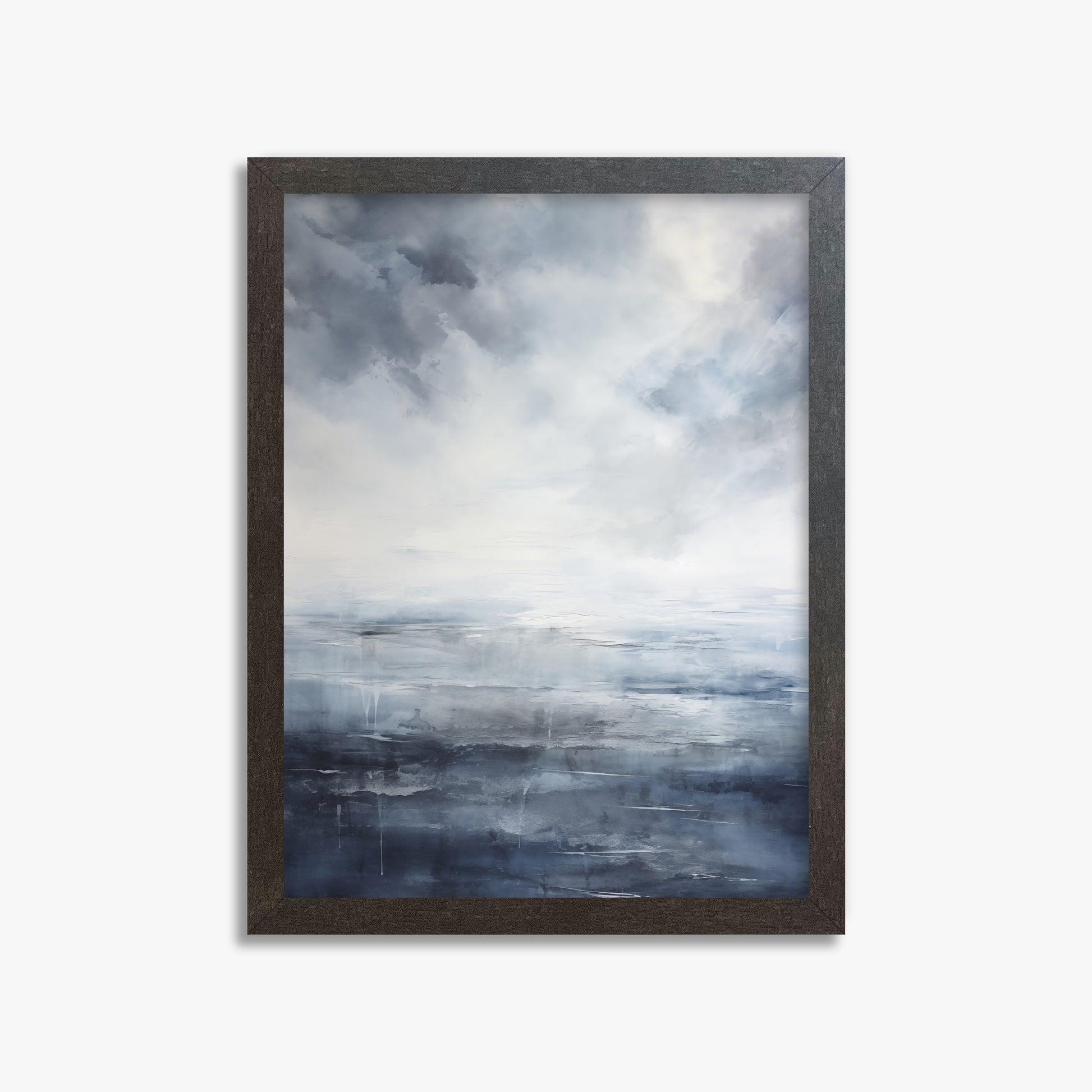 Tempest Mirror, 30x40cm Framed Art Reproduction With Espresso Frame