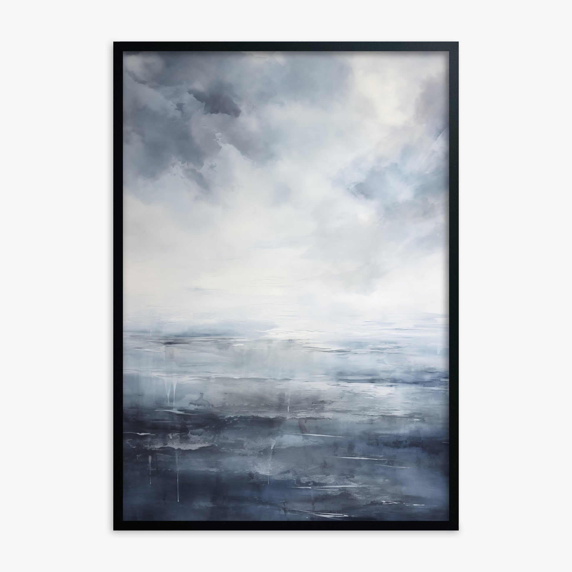 Tempest Mirror, Black Framed Poster With Black Frame
