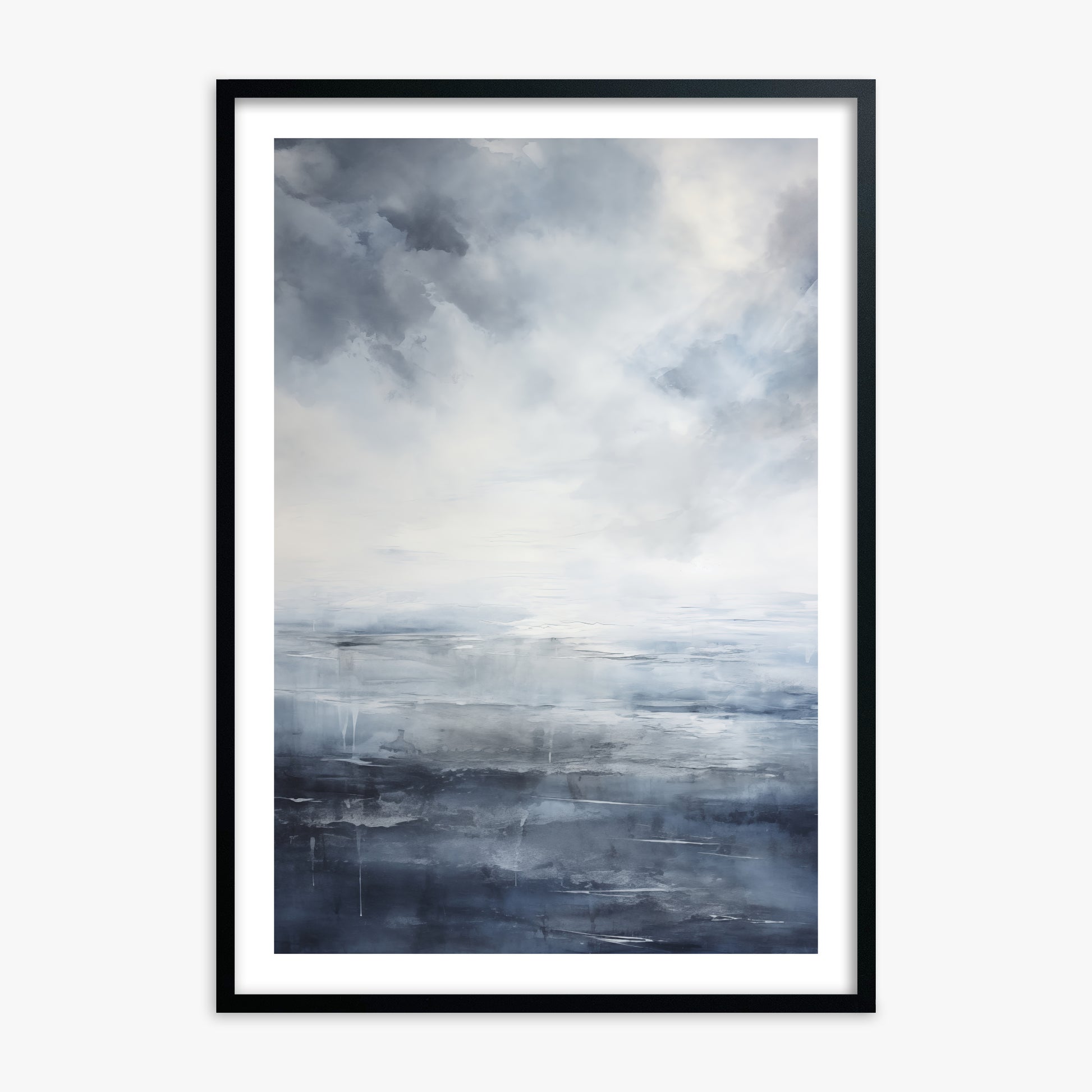 Tempest Mirror, Black Framed Poster With Black Frame
