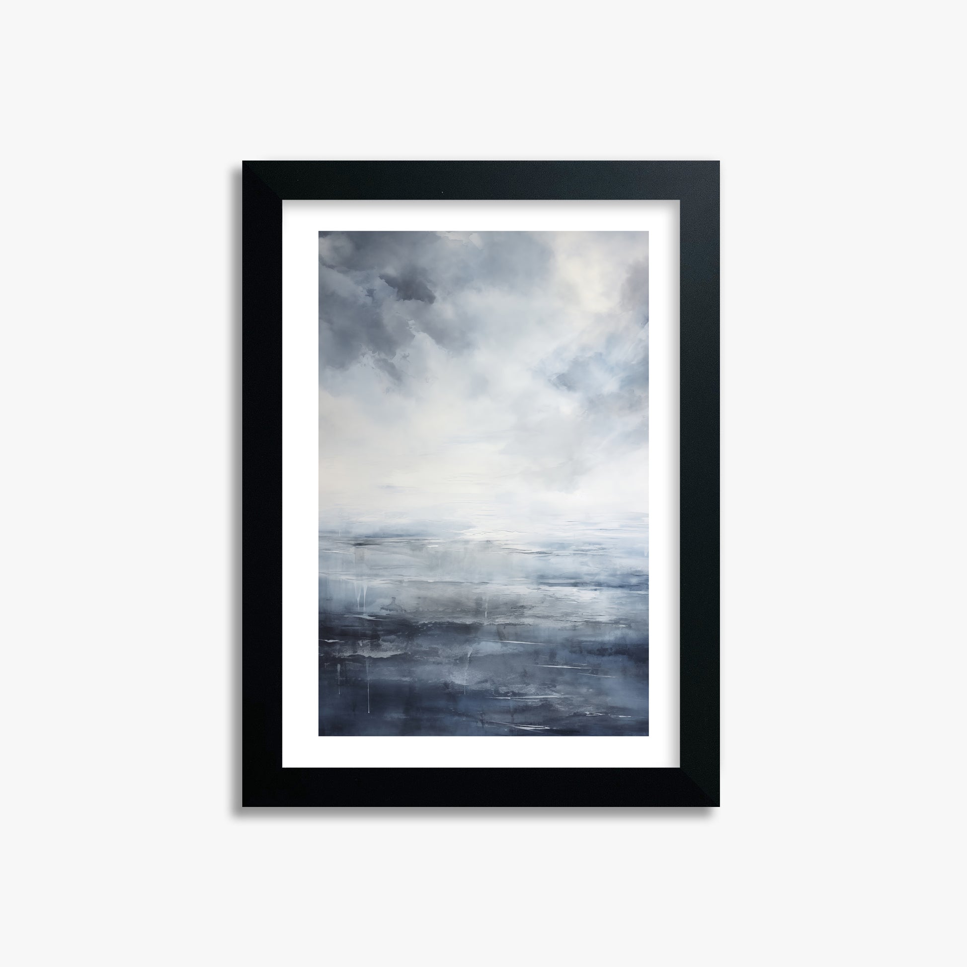 Tempest Mirror, 21x30cm Black Framed Art Reproduction