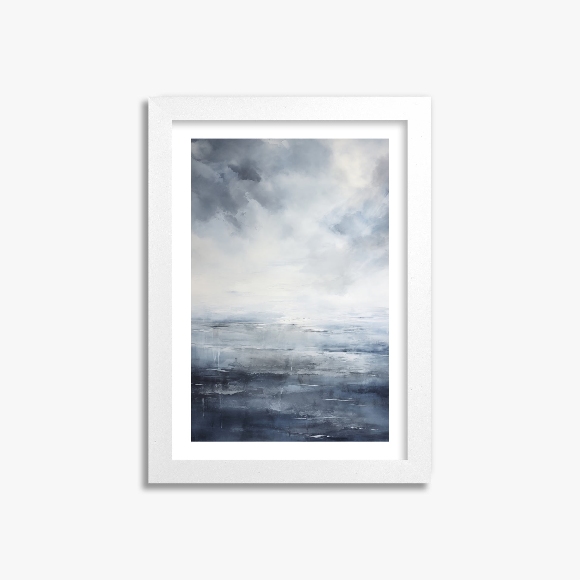 Tempest Mirror, 21x30cm Whitek Framed Art Reproduction
