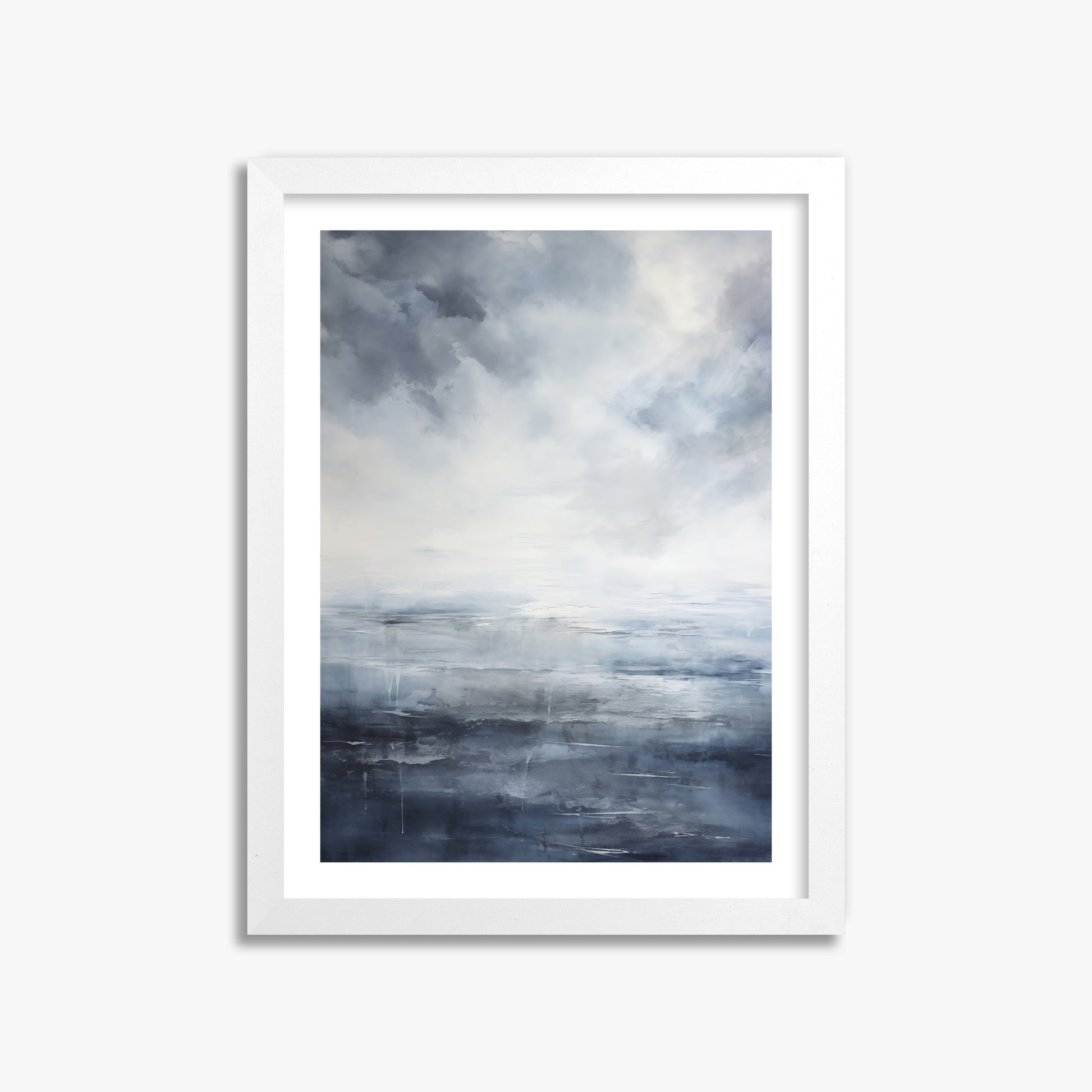 Tempest Mirror, 30x40cm Whitek Framed Art Reproduction