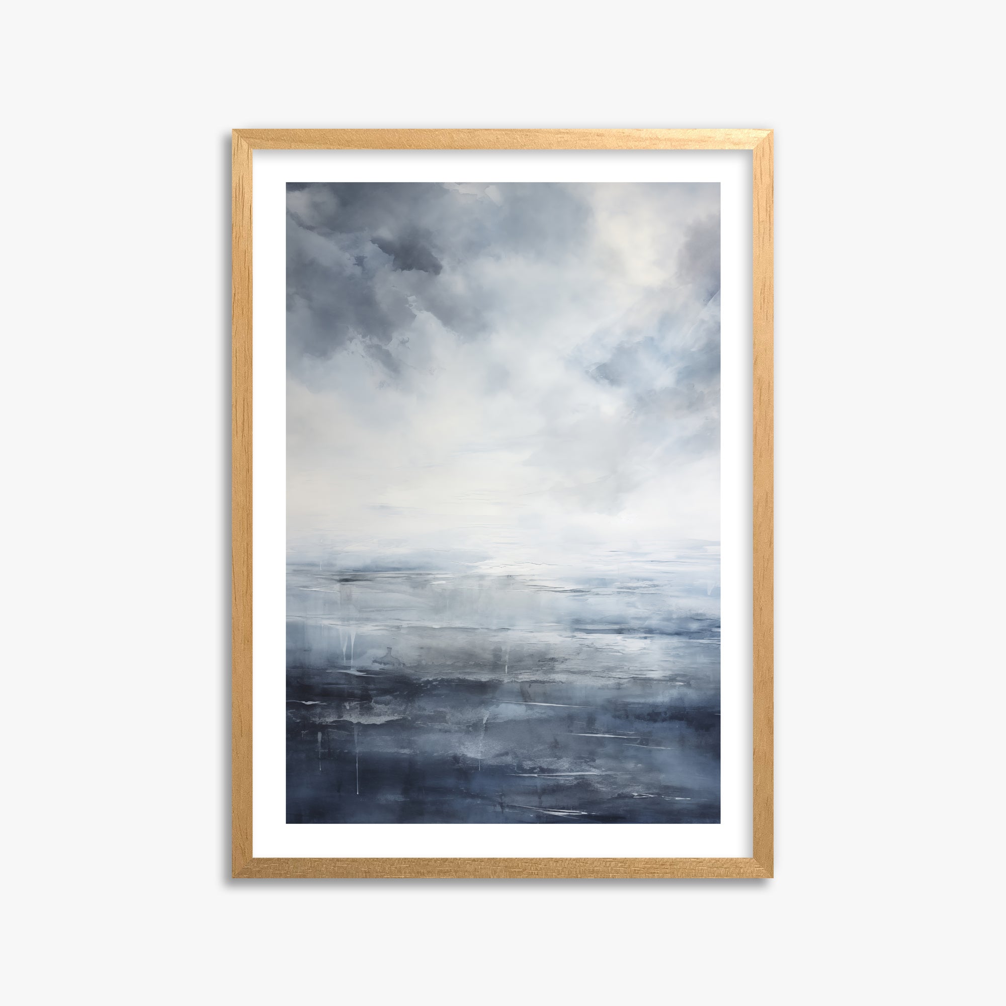 Tempest Mirror, 50x70cm Oak Framed Art Reproduction