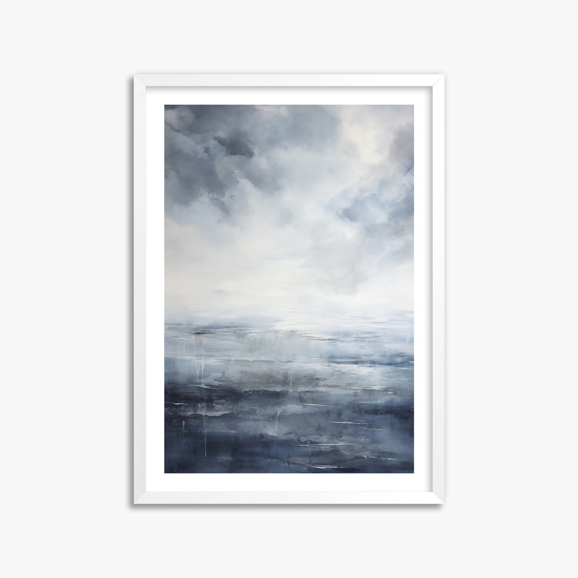 Tempest Mirror, 50x70cm Whitek Framed Art Reproduction