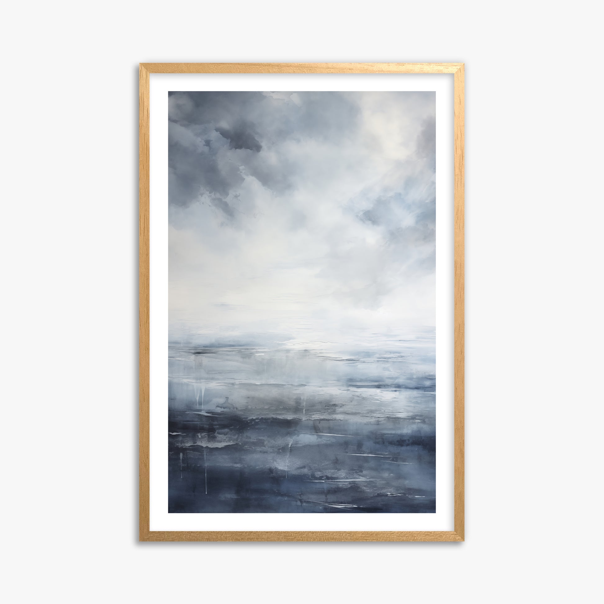 Tempest Mirror, 61x91cm Oak Framed Art Reproduction