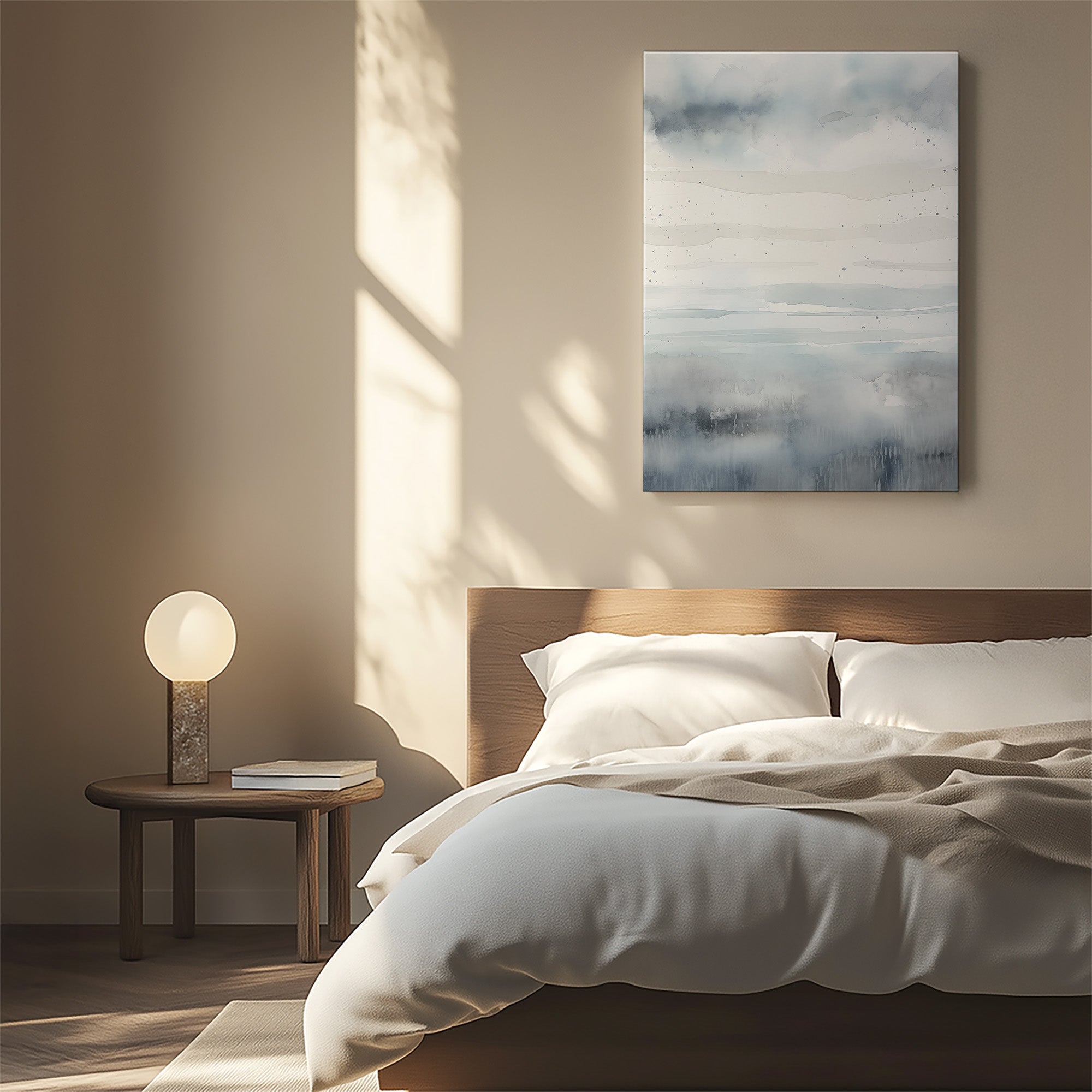 Nebliger Horizont Aquarell