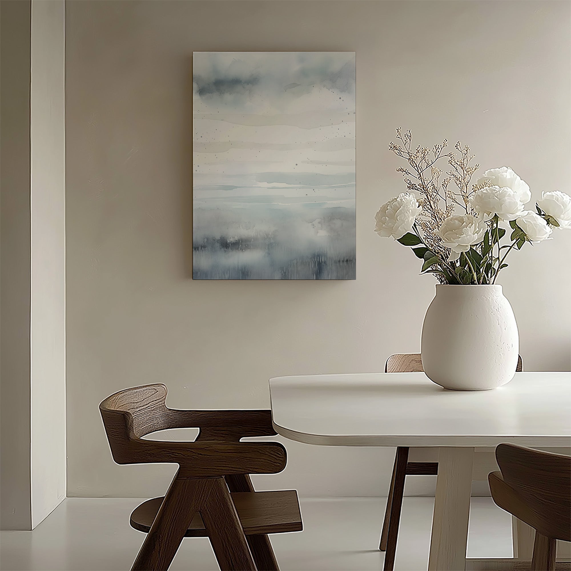 Nebliger Horizont Aquarell