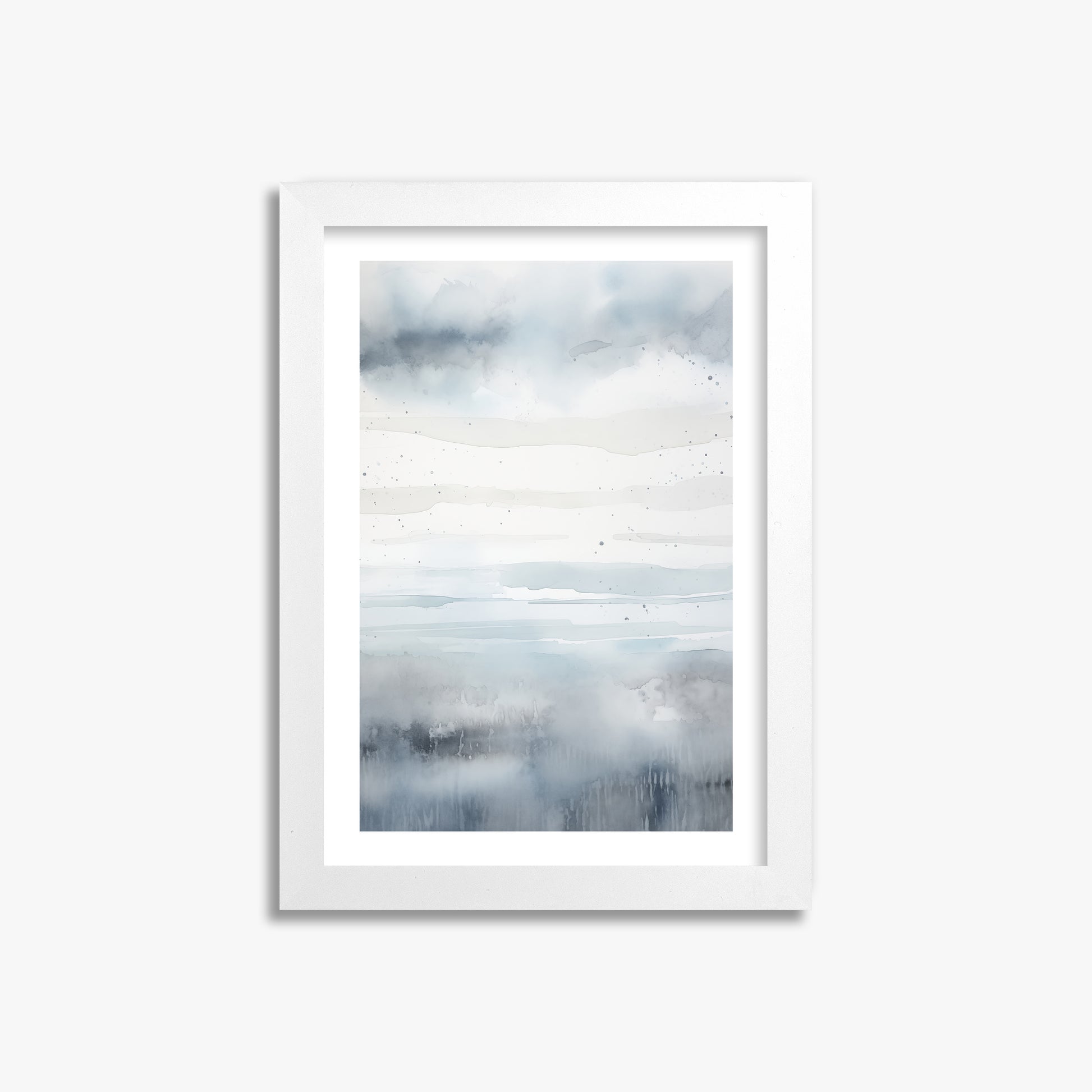 Misty Horizon Watercolor, 21x30cm Whitek Framed Art Reproduction