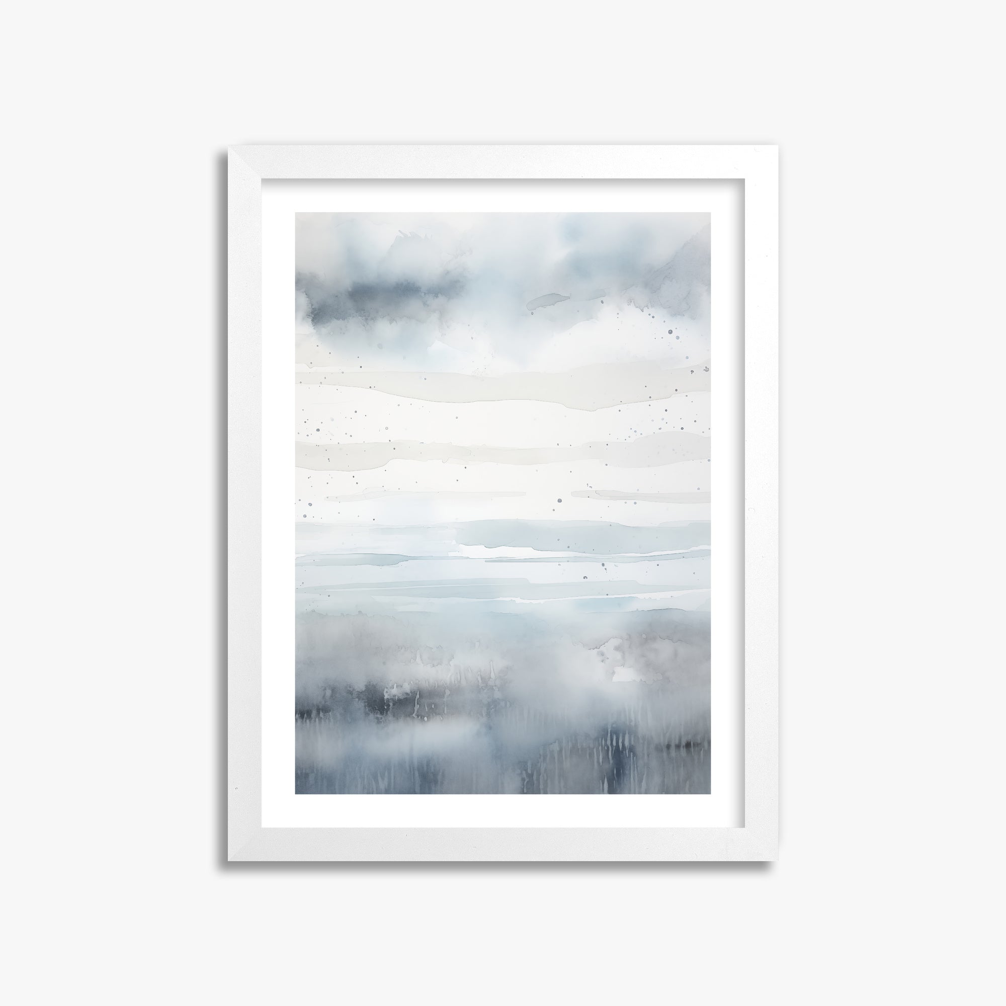 Misty Horizon Watercolor, 30x40cm Whitek Framed Art Reproduction