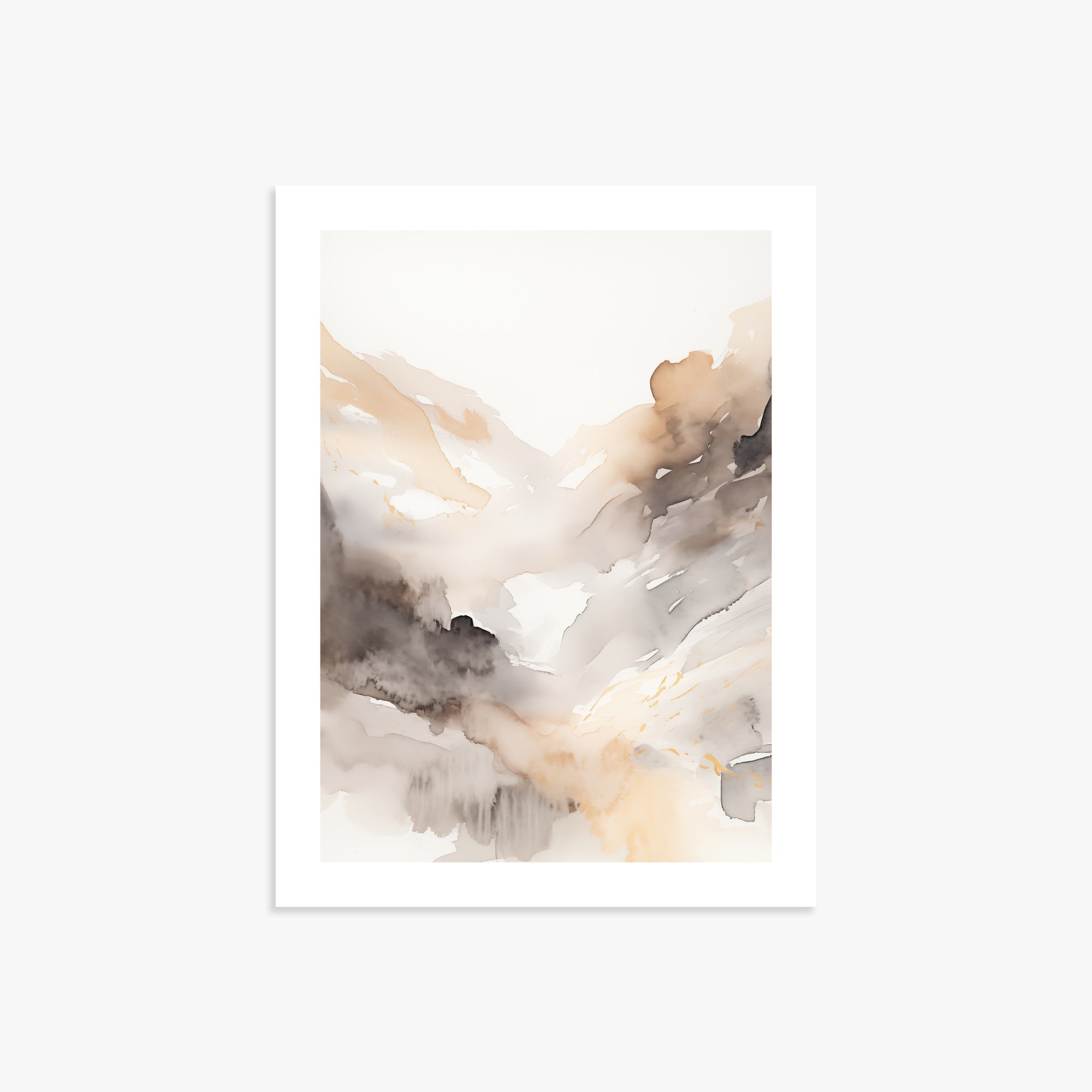 Misty Mountain Veil, 30x40cm Printed Poster