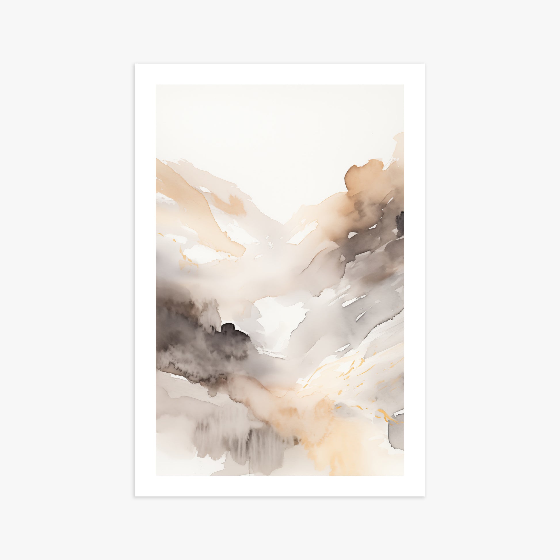 Misty Mountain Veil, 61x91cm Printed Poster